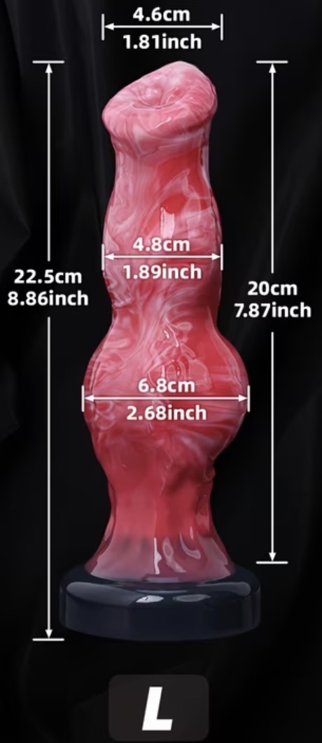 Dildo Texturizado Rosado perro