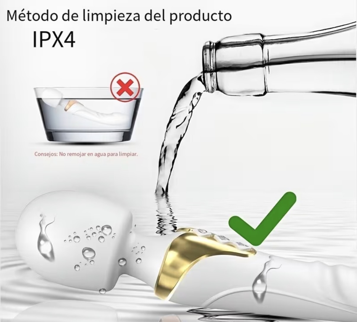 Masajeador de doble función