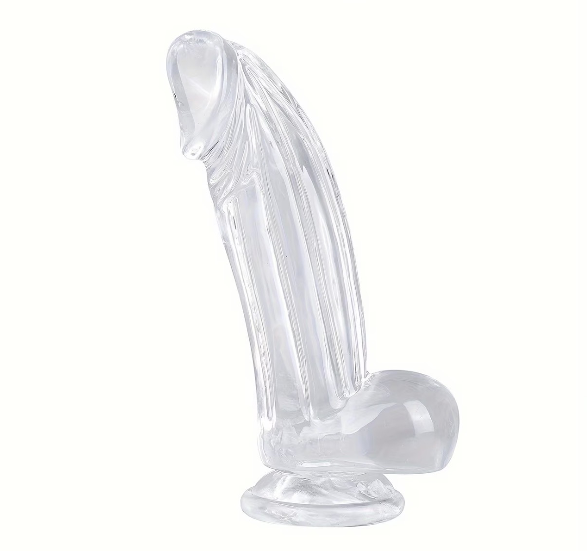 Dildo de silicona Transparente