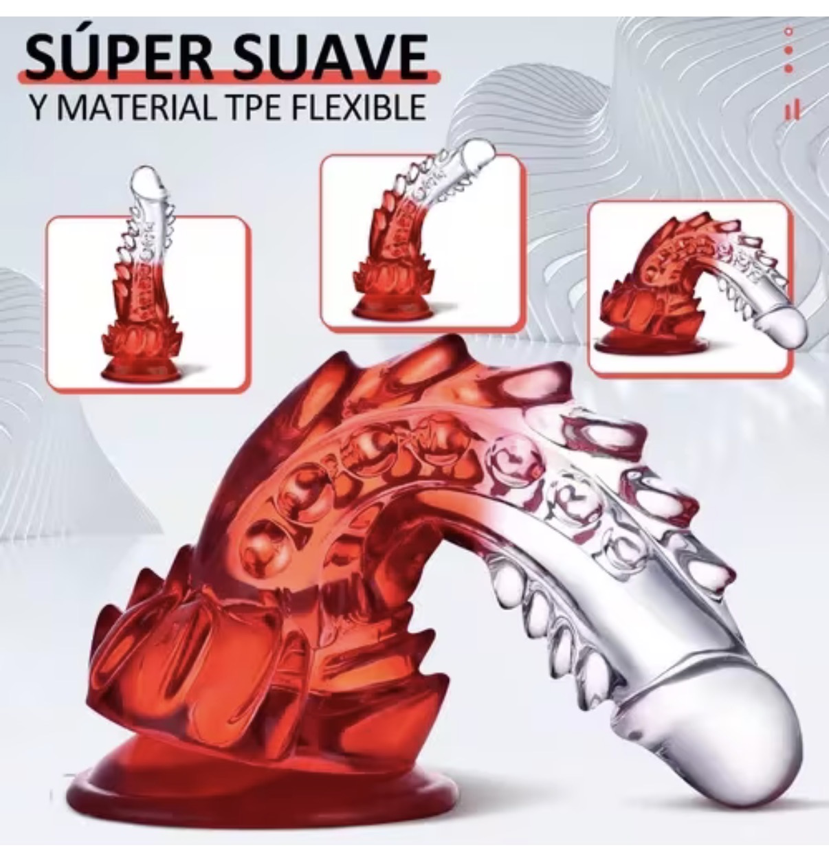 Consolador de Forma Única