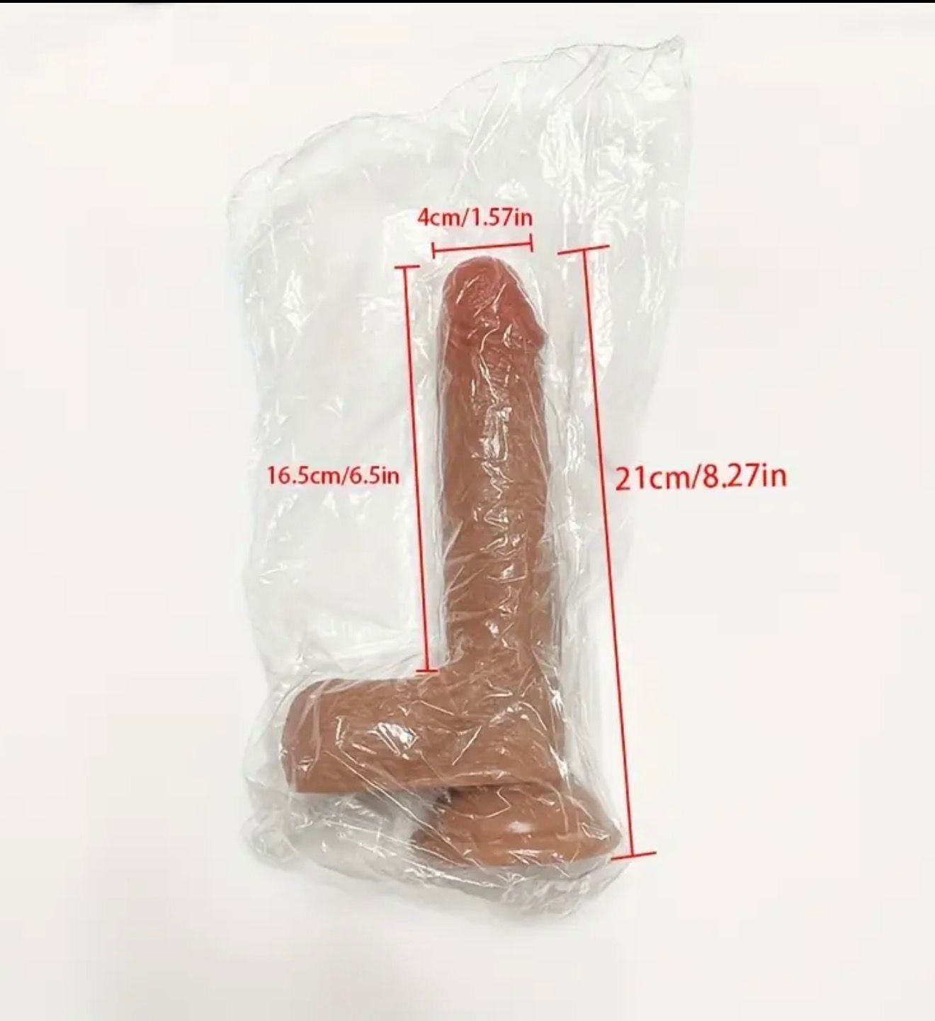 Dildo Realista con Ventosa