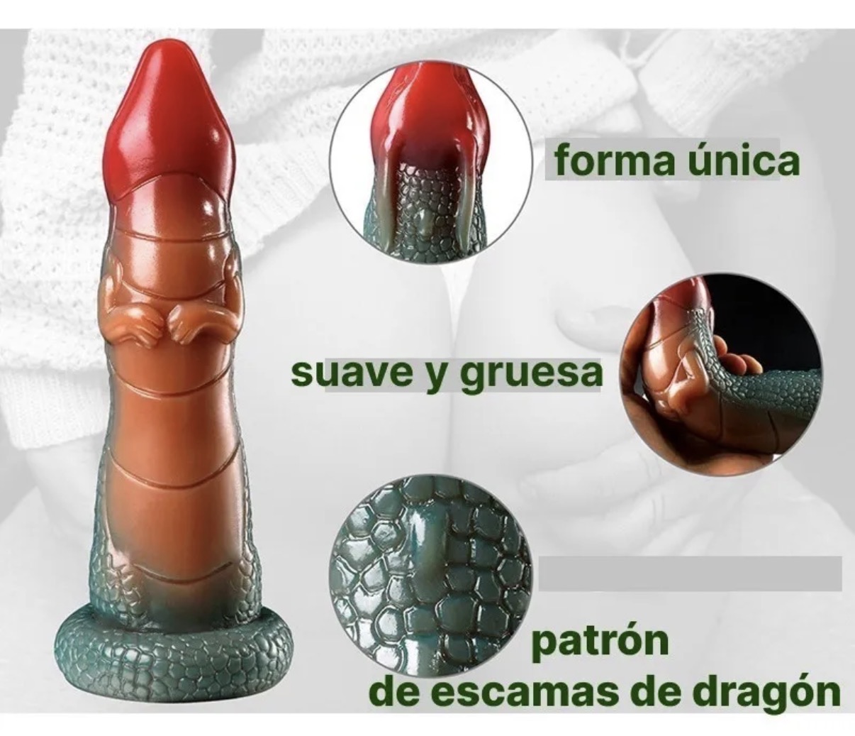 Dildo de Silicona Líquida Fantasía