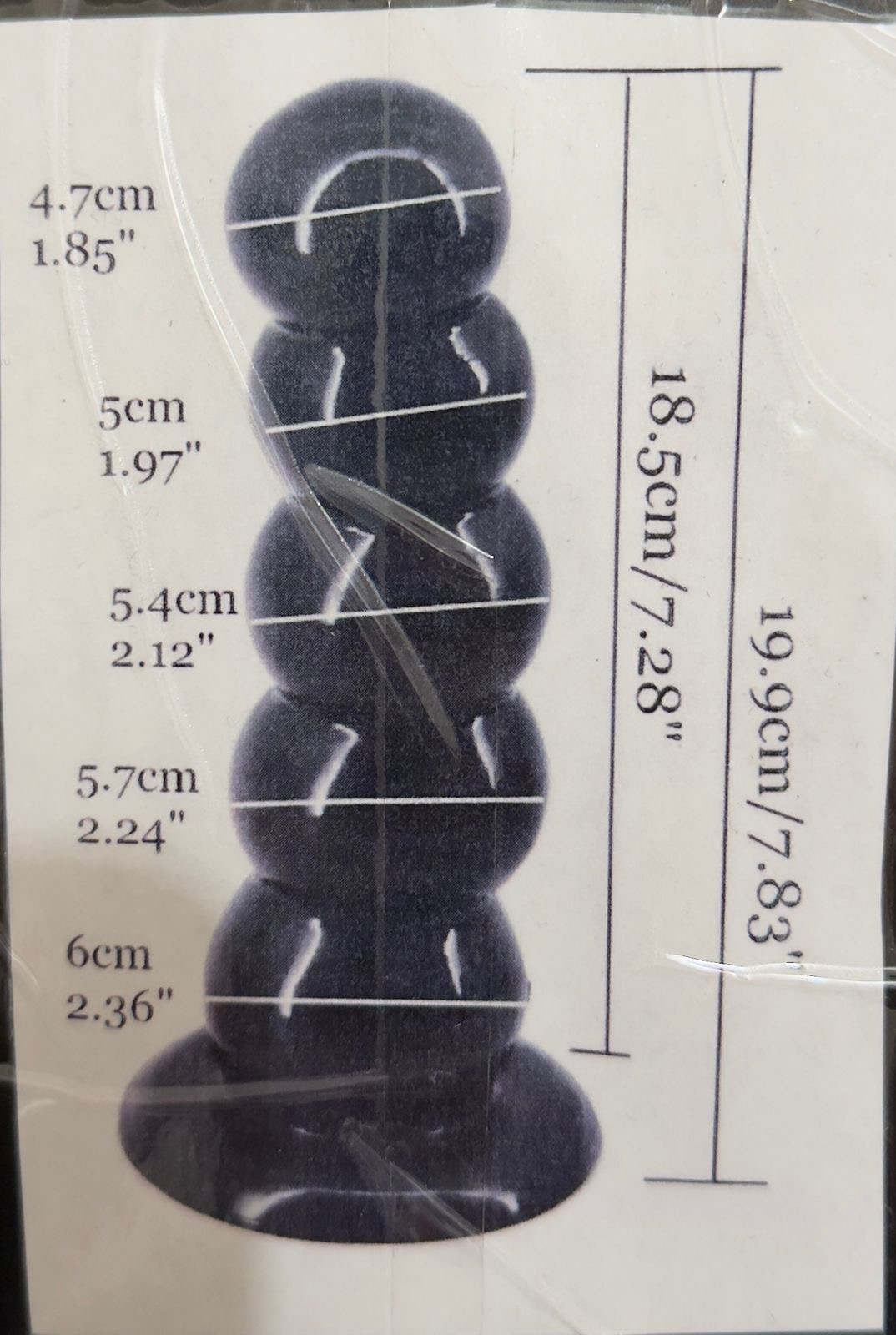 Plug Anal de Esferas Grande