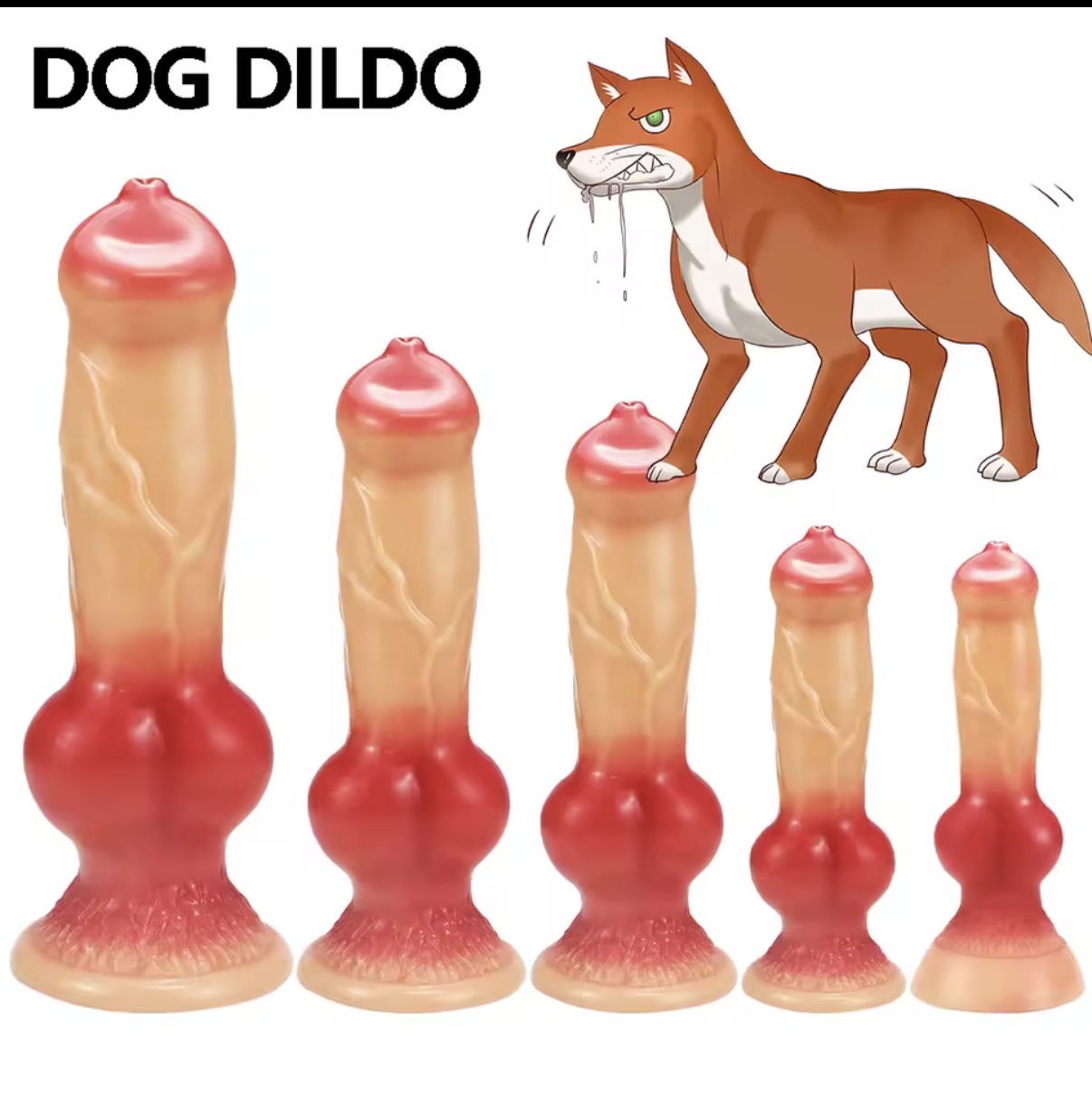 Dildo estilo perro