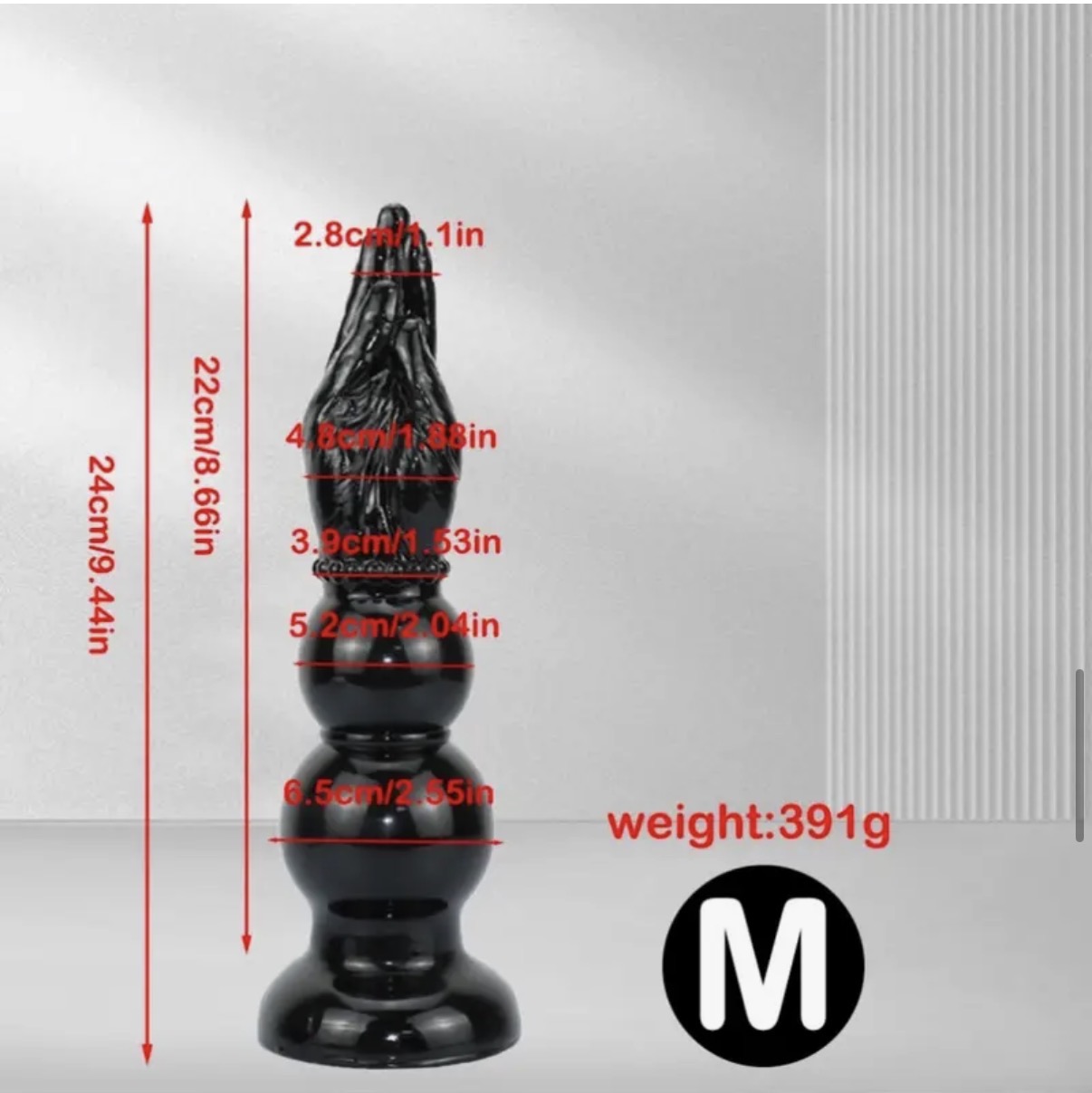 Plug Anal Texturizado Talla M