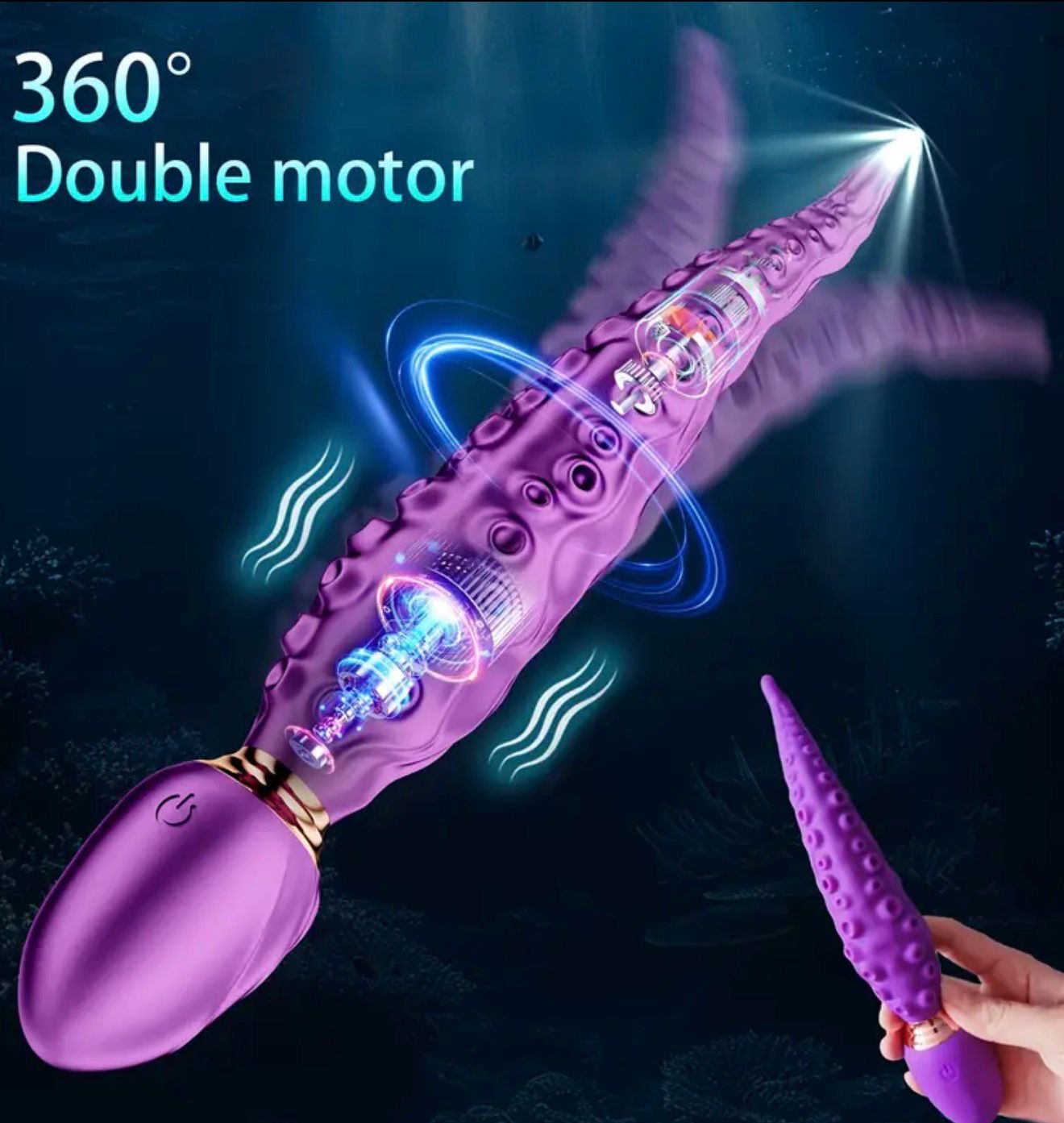 Vibrador Tentáculo 360°
