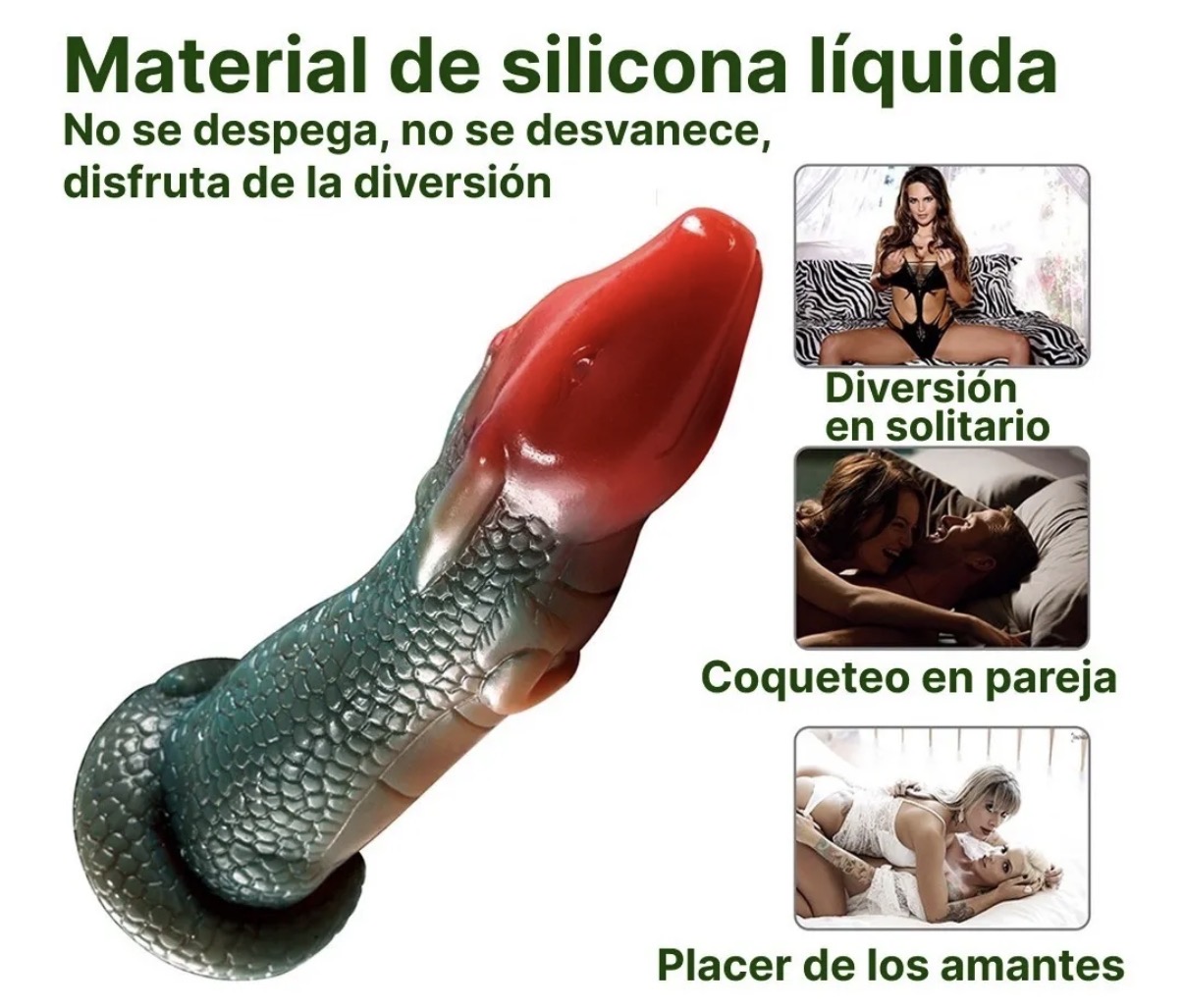 Dildo de Silicona Líquida Fantasía