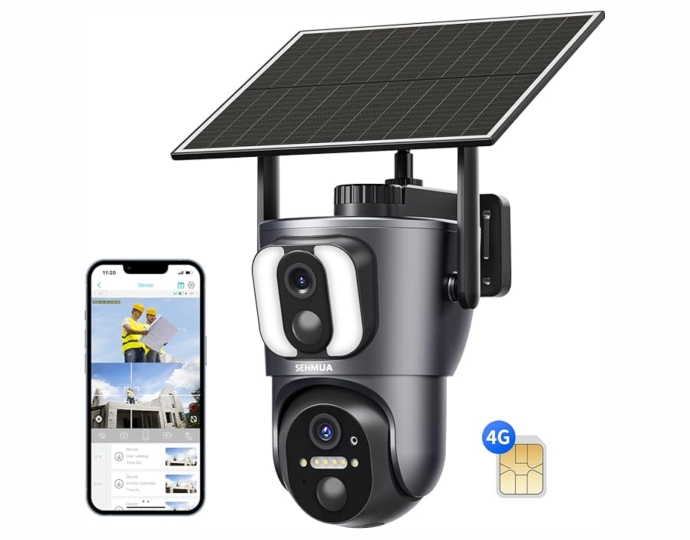 Solar Powered 4G Security Camera