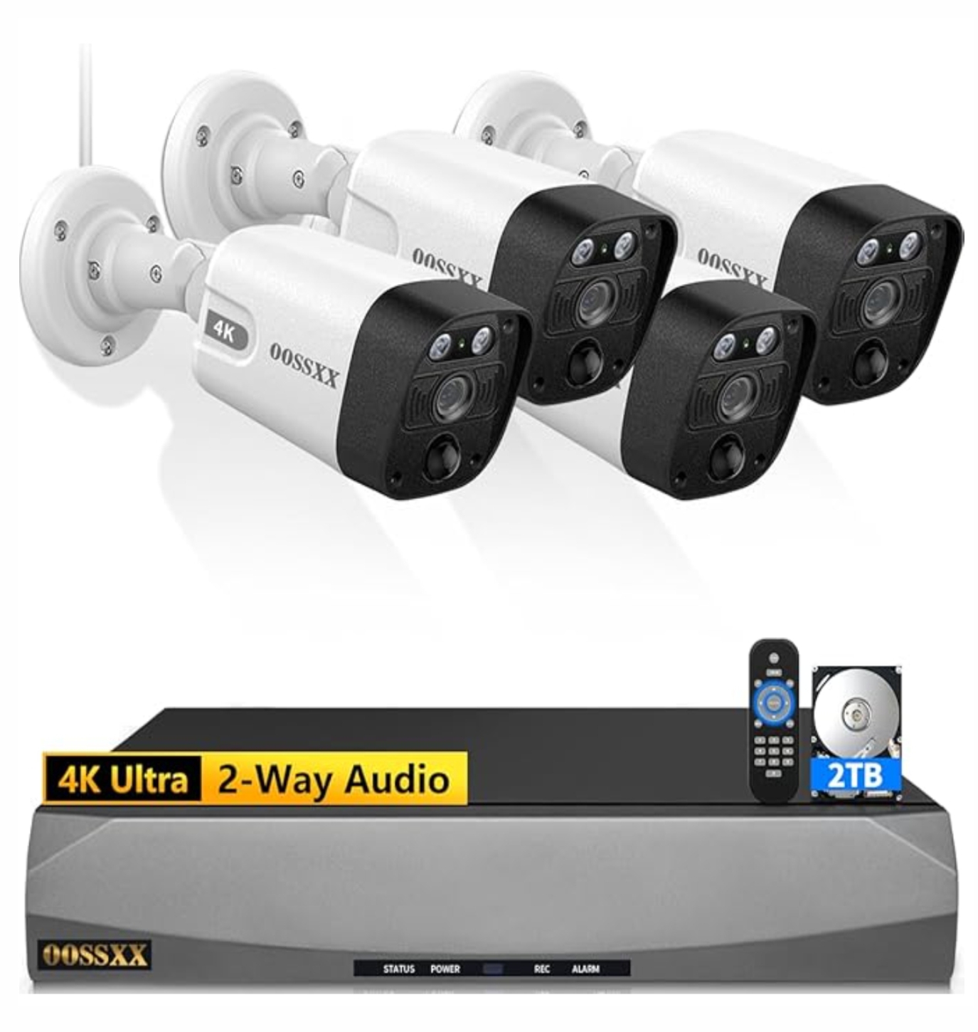 4 DVR Camera 4K Ultra HD Security Camera System-Wifi