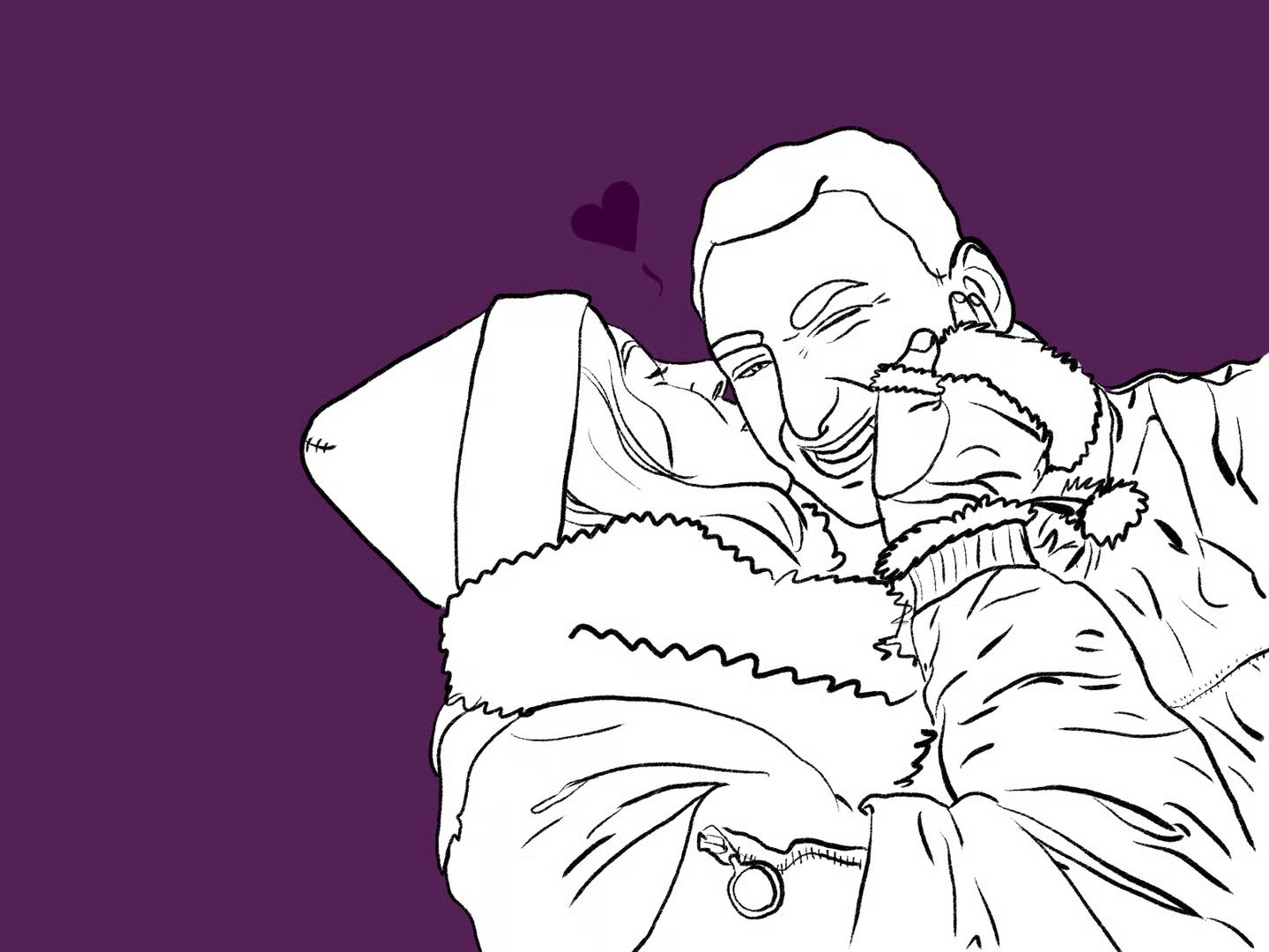 Line Art Grafik - digital