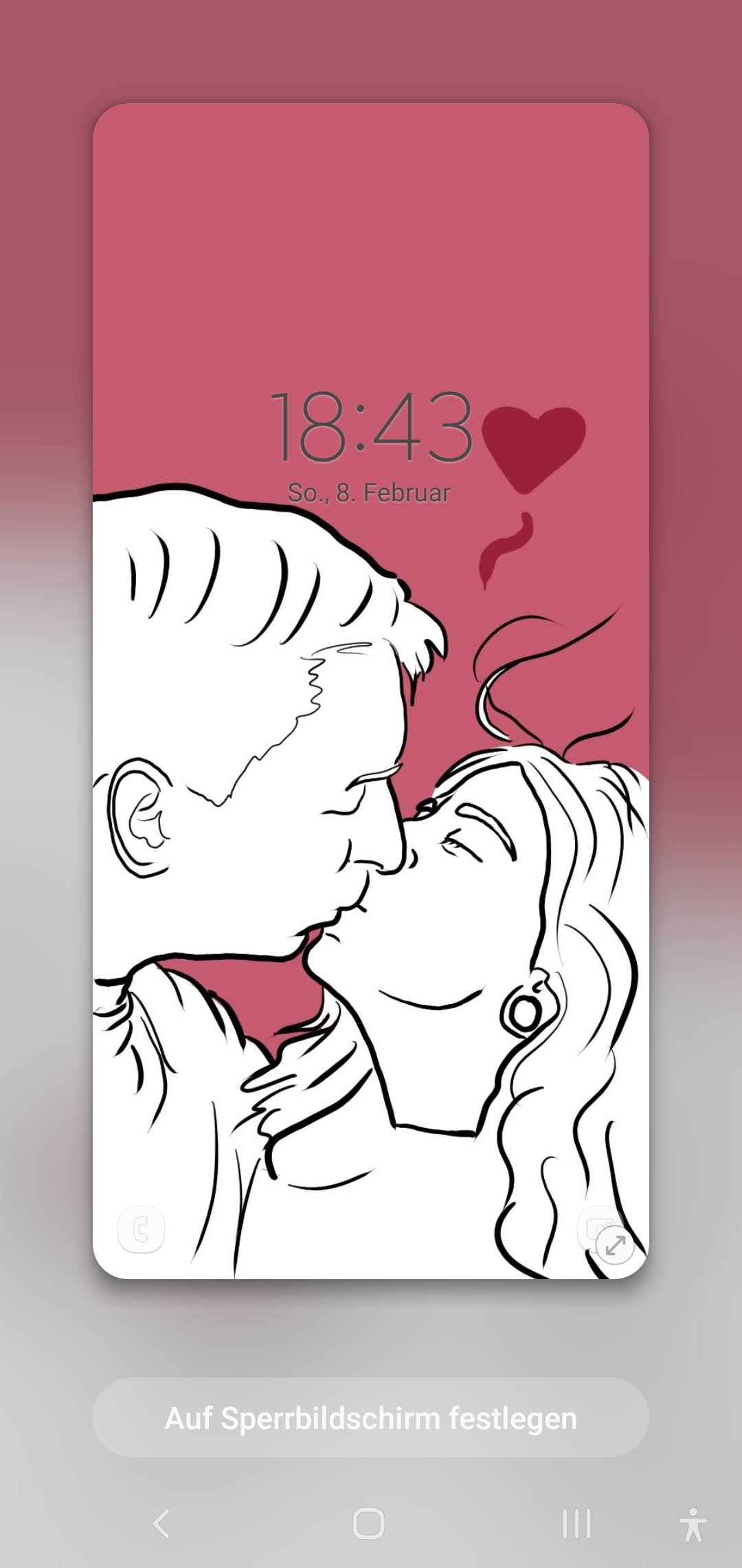 LineArt Handyhintergrund