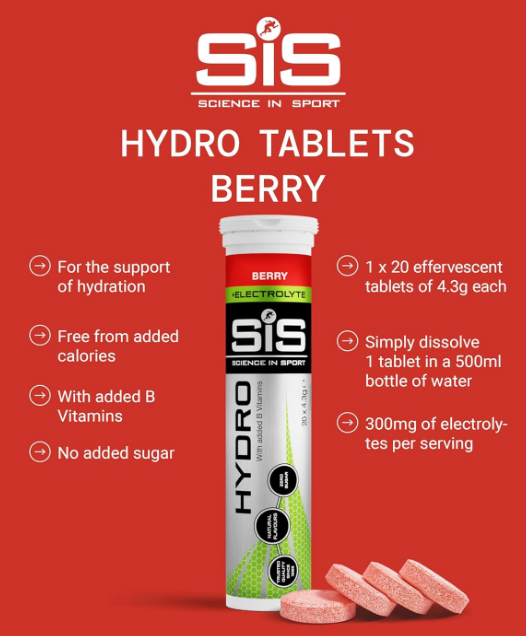 SIS Hydro Electrolyte Tablets - Berry