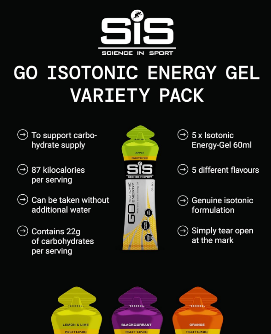 SiS GO Isotonic Energy Gel Variety Pack