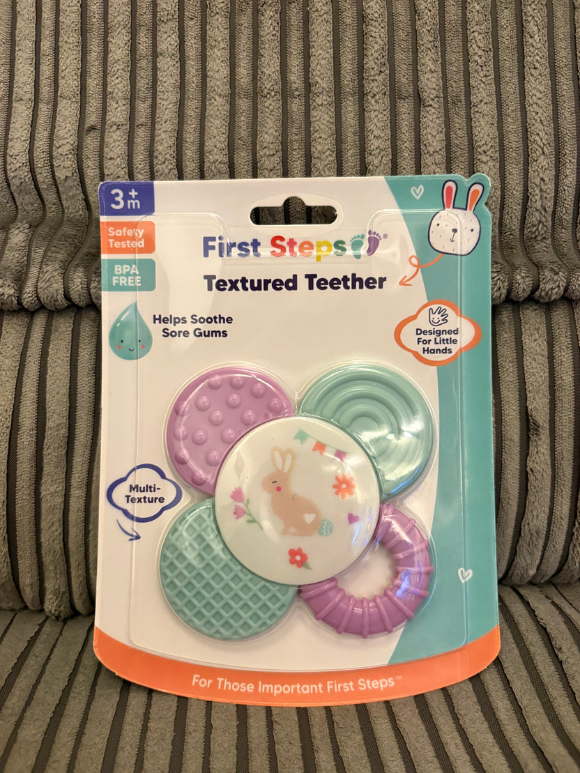 First Steps Textured Teether