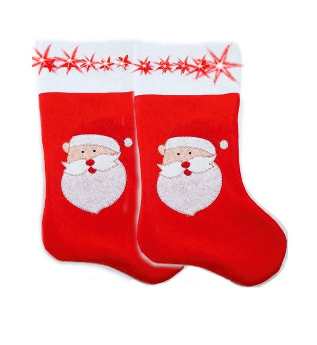 Light up Santa Christmas Stockings