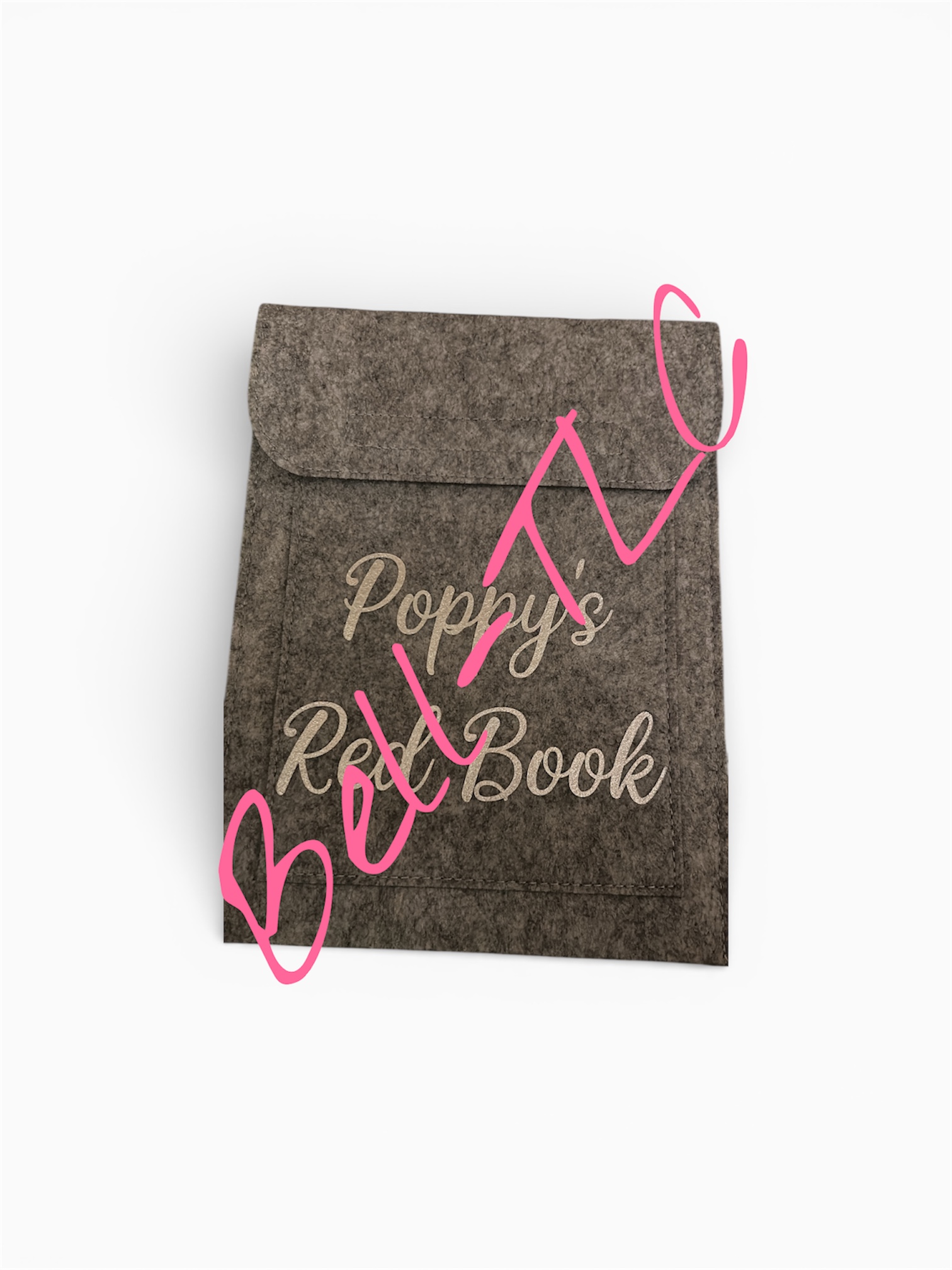 Small red book/ iPad case