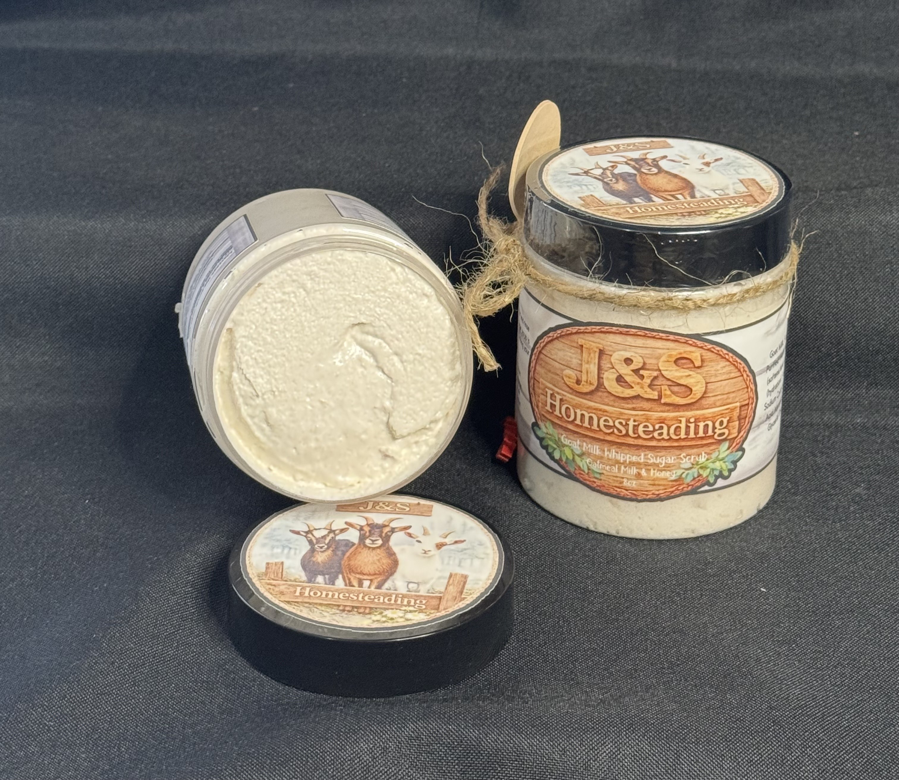 Goat Milk Whipped Sugar Scrub - Oatmeal and Honey