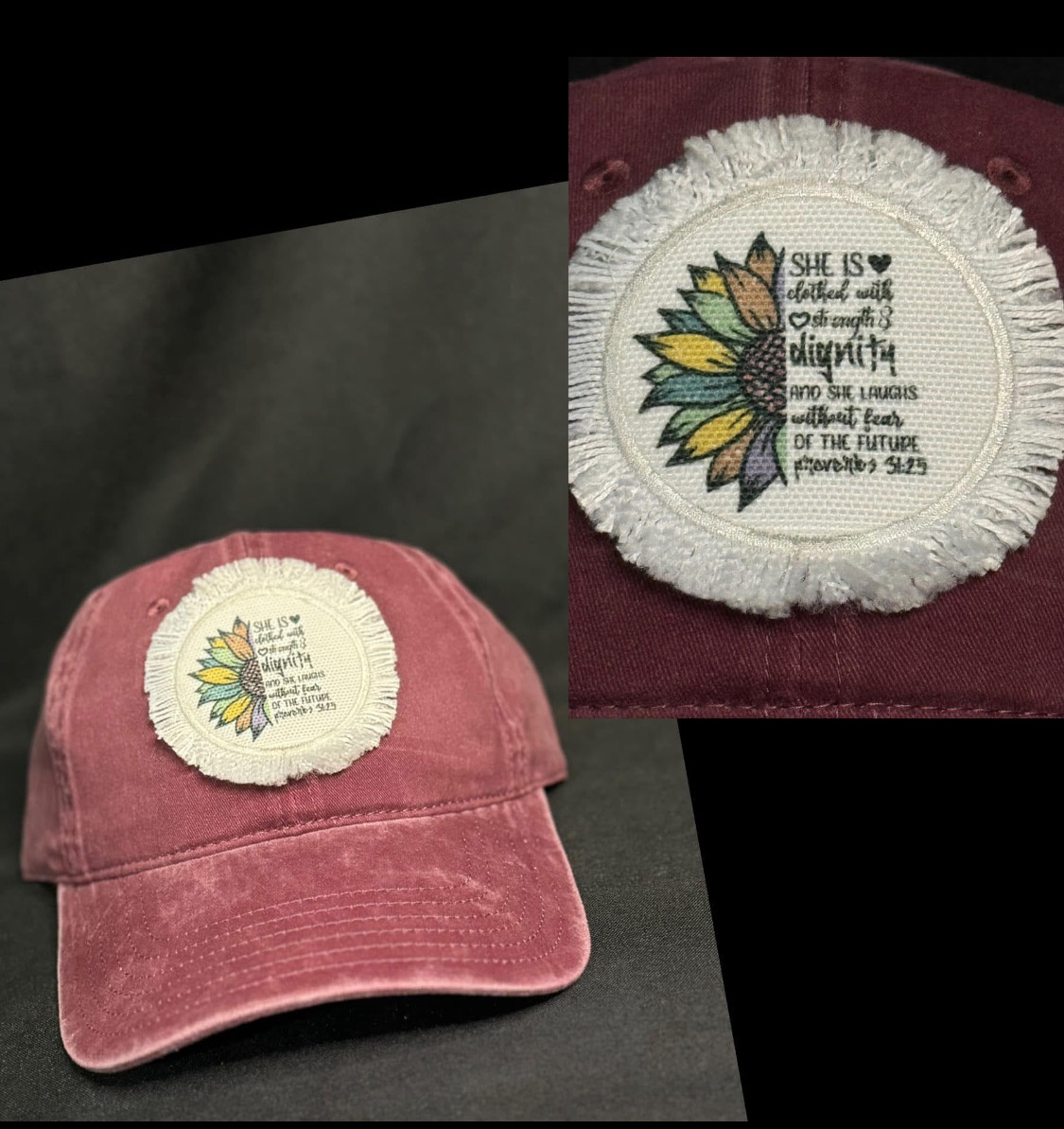 "Dad" Sublimation Patch Hat