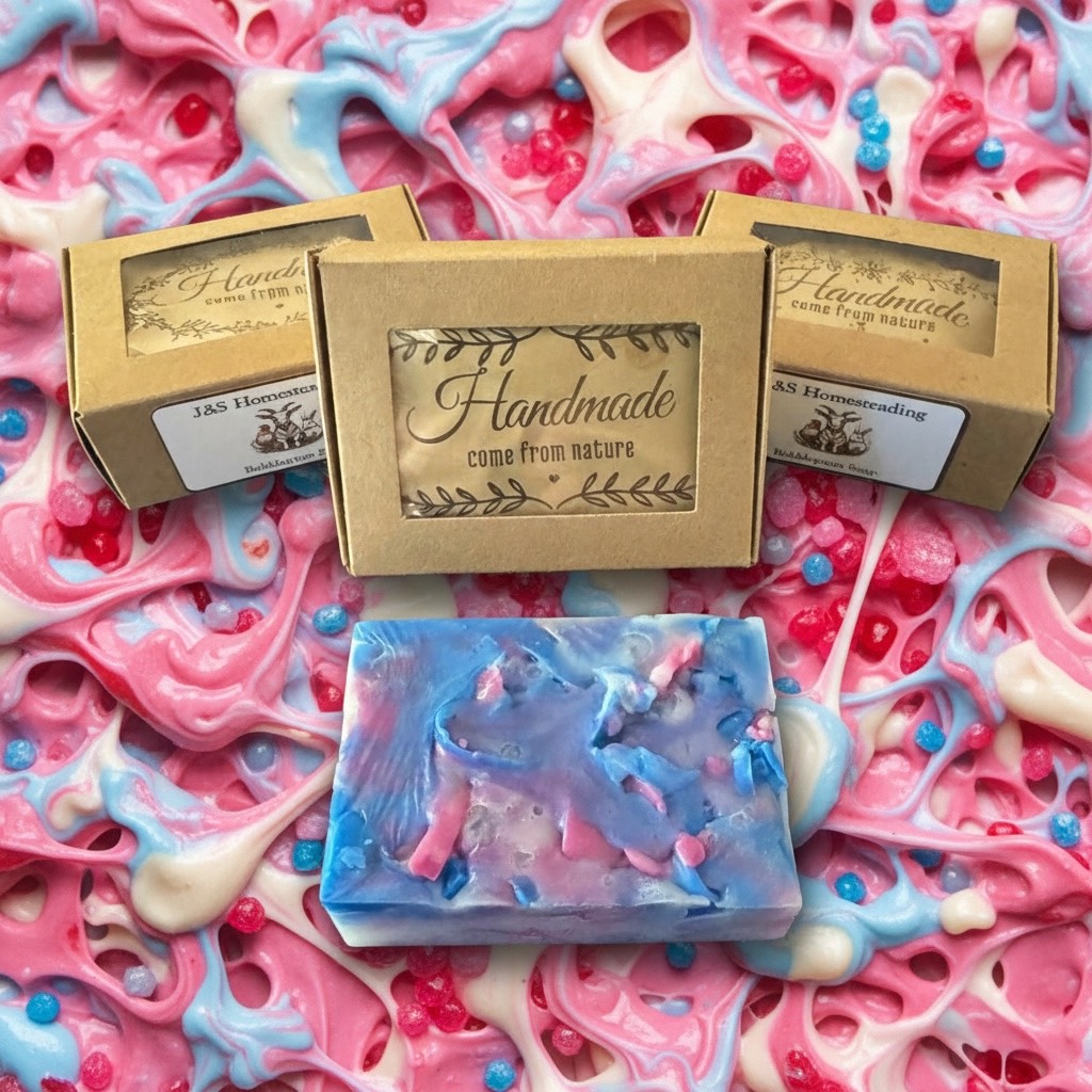 Handmade Goat Milk Soap - Bubble Gum