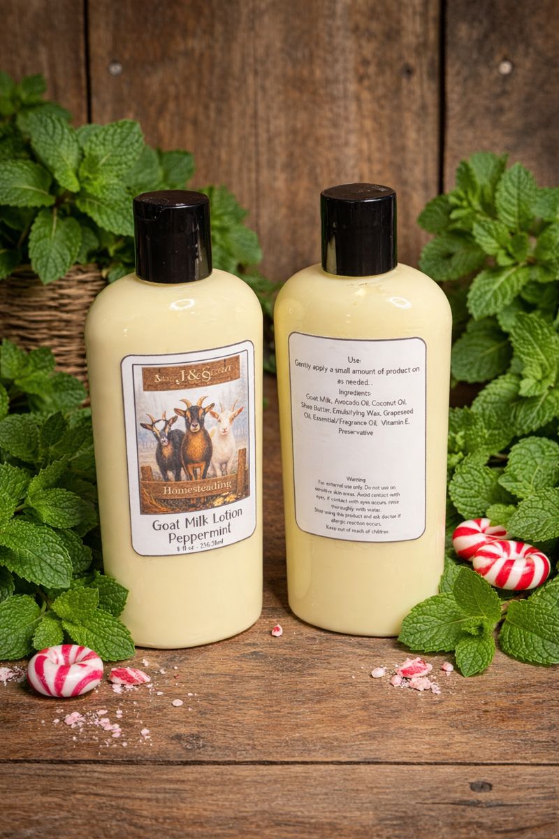 Goat Milk Lotion Peppermint