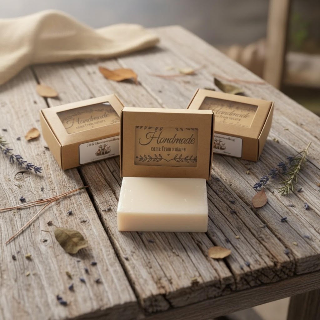 Handmade Goat Milk Soap - Unscented 