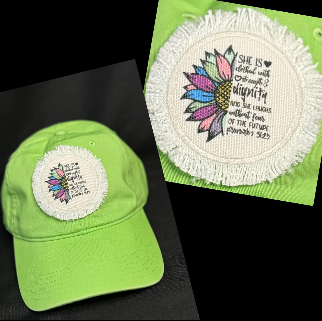 "Dad" Sublimation Patch Hat