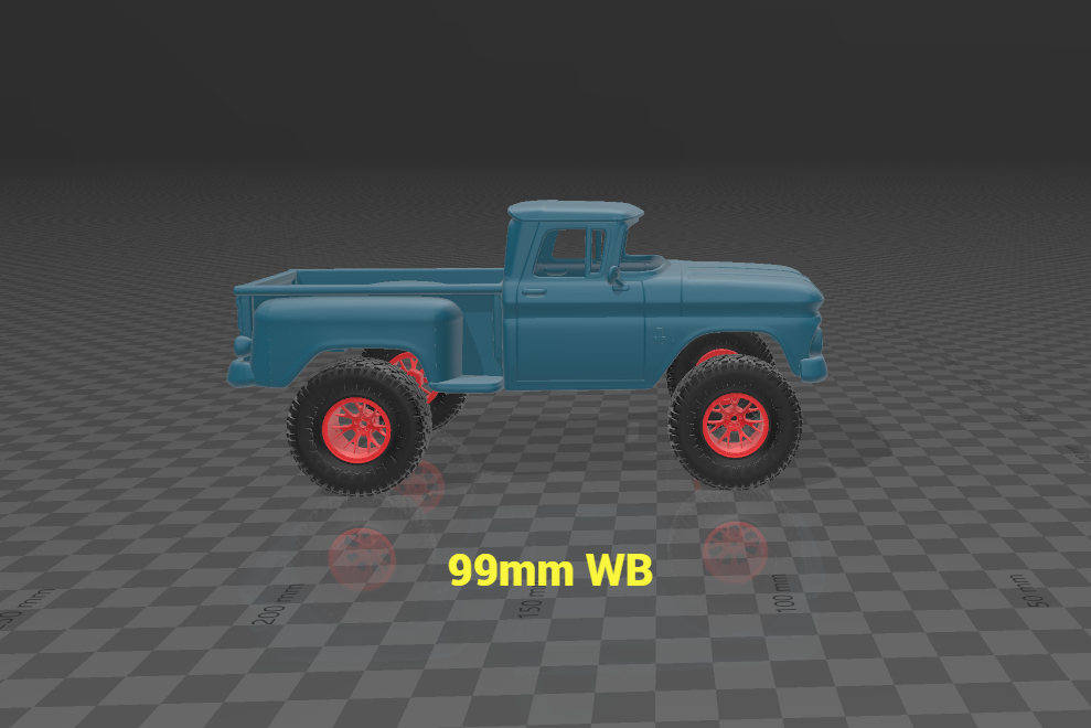 63 Bowtie STEPSIDE BODY fits SCX30