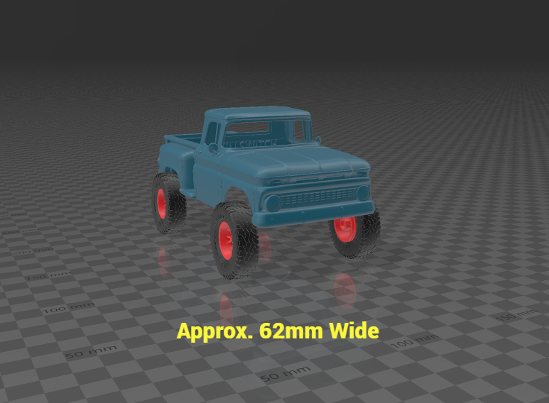 63 Bowtie STEPSIDE BODY fits SCX30