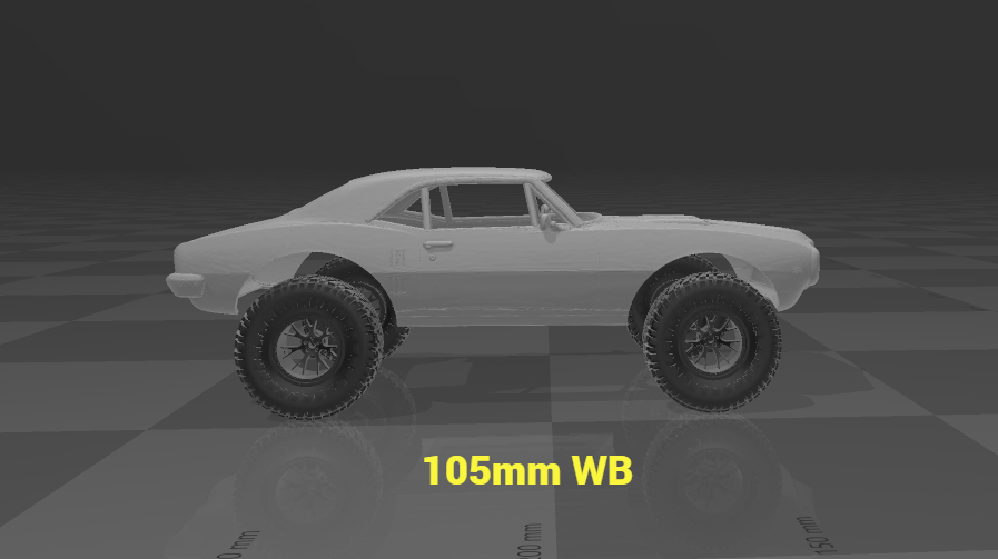 The 69 FIRECHICKEN BODY fits Redcat Ascent32