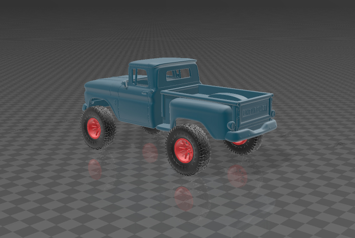 63 Bowtie STEPSIDE BODY fits SCX30