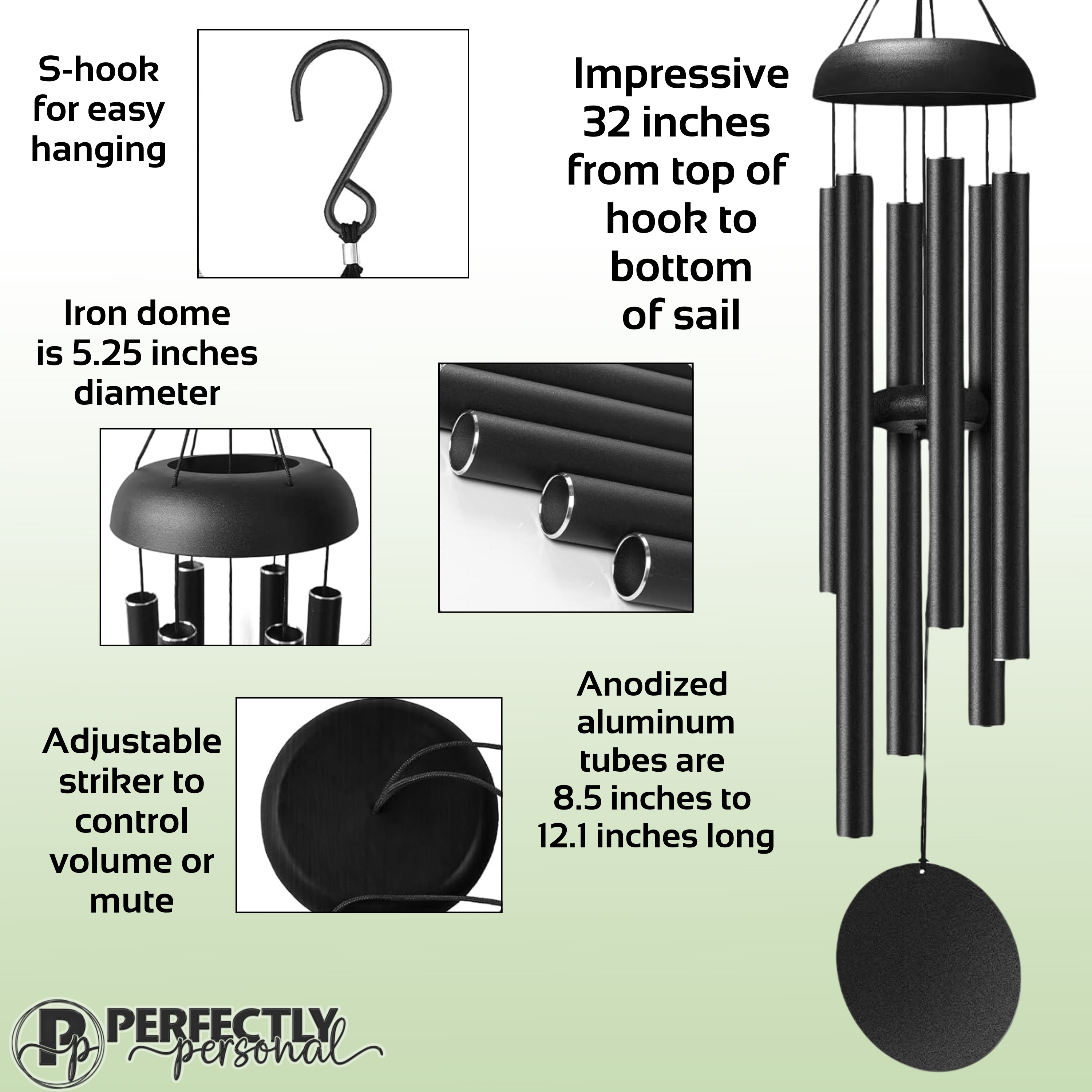 Mr and Mrs wind chimes