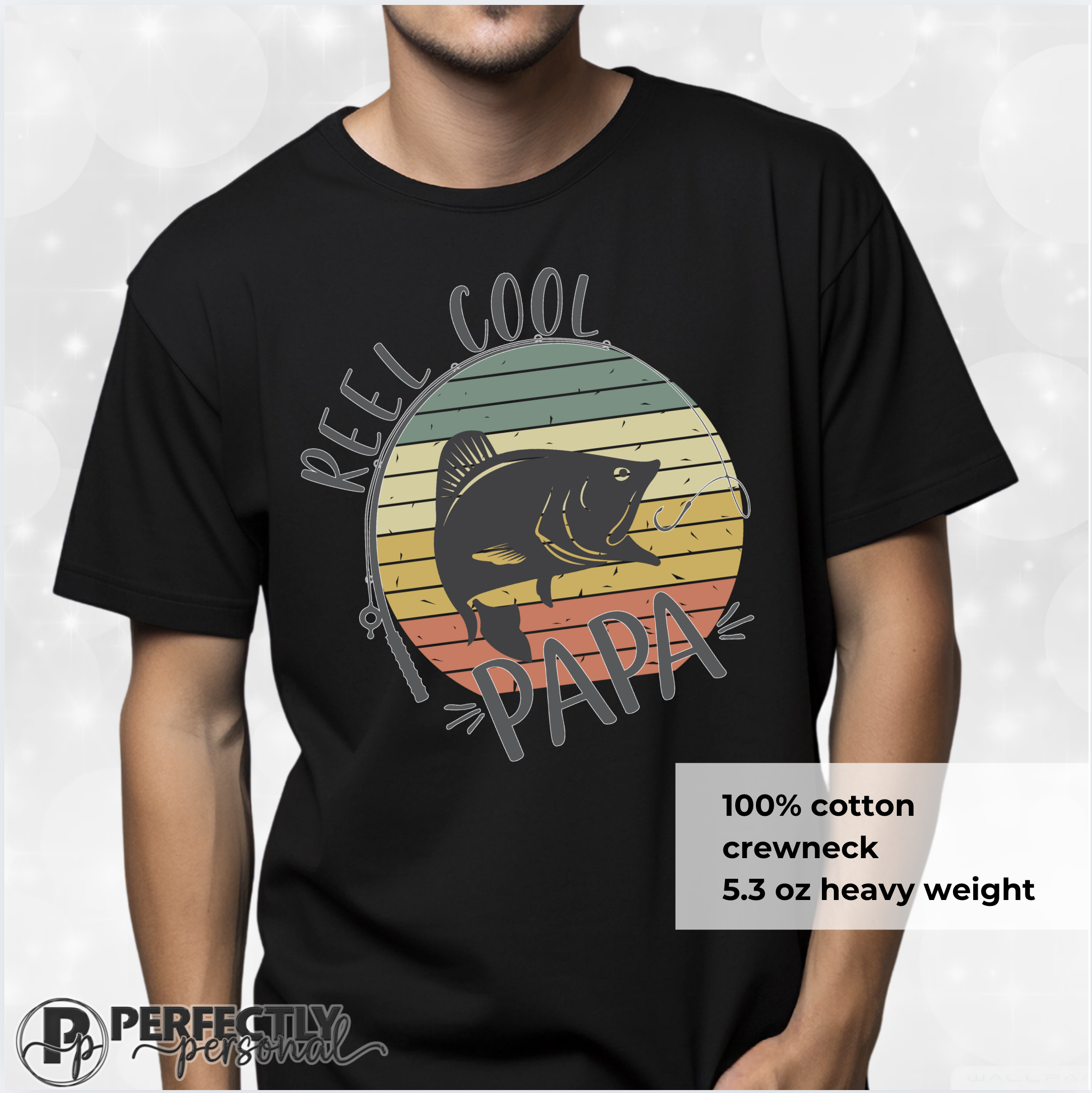 Reel Cool Papa Grandfather Tee