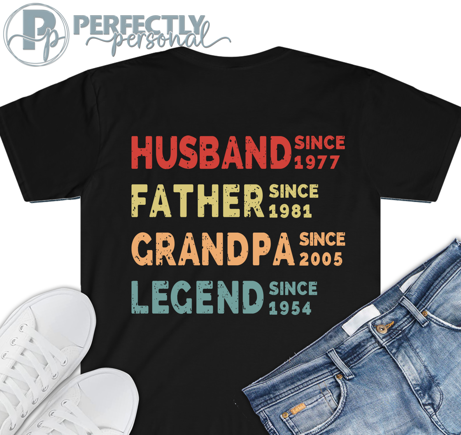 Legend Husband Father Grandfather Tee
