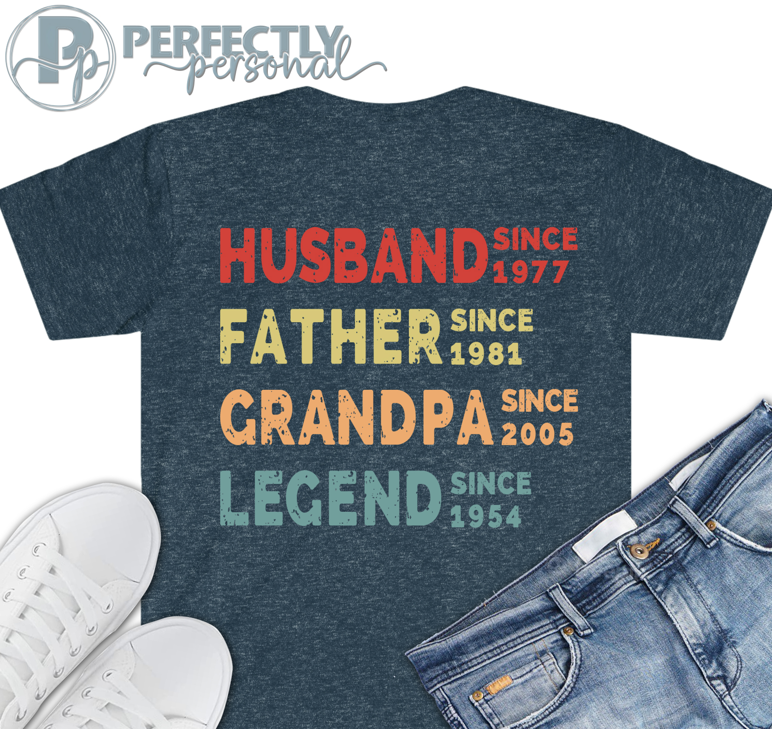 Legend Husband Father Grandfather Tee