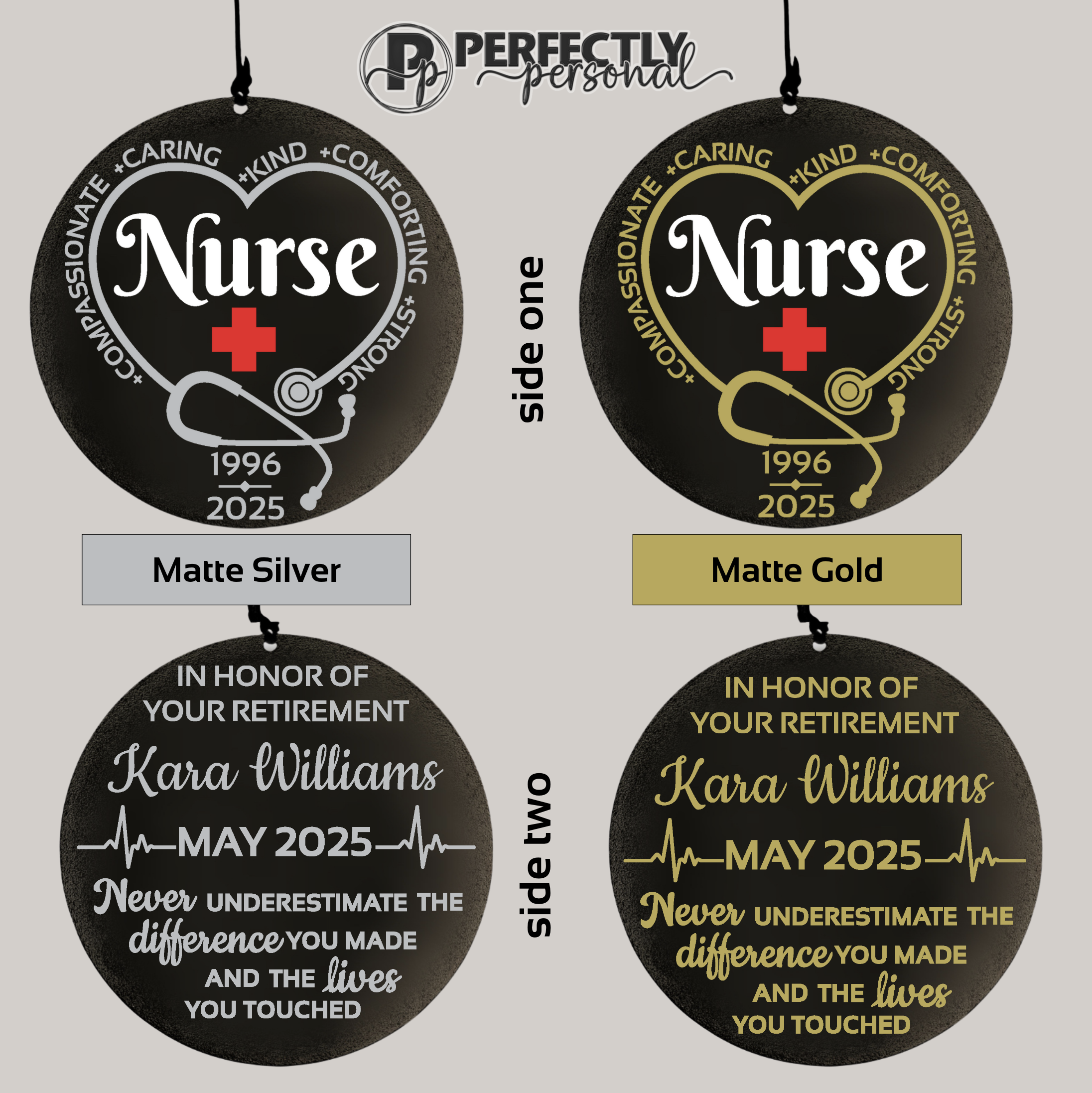 Nurse retirement wind chimes