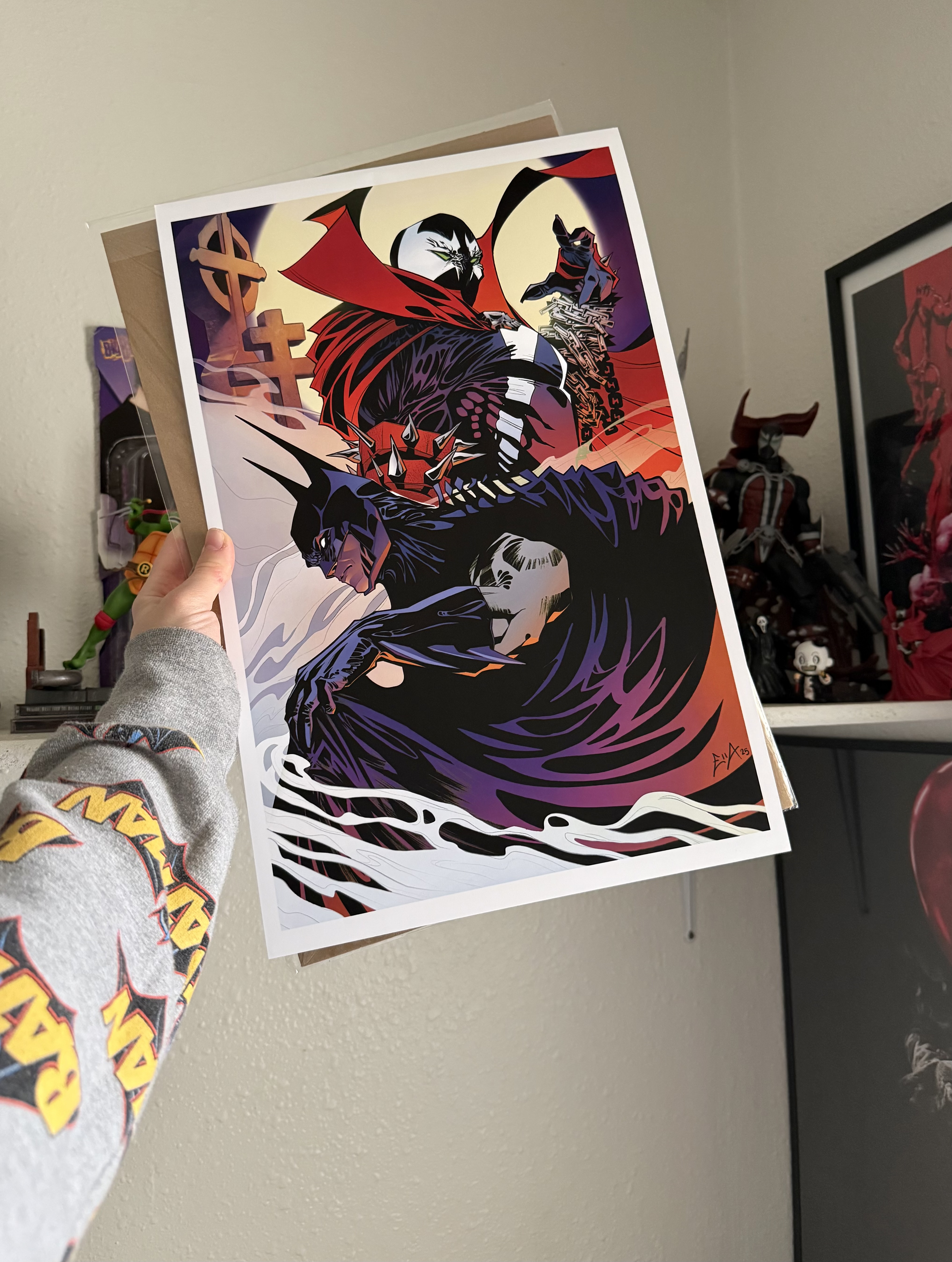 Spawn x Batman Print