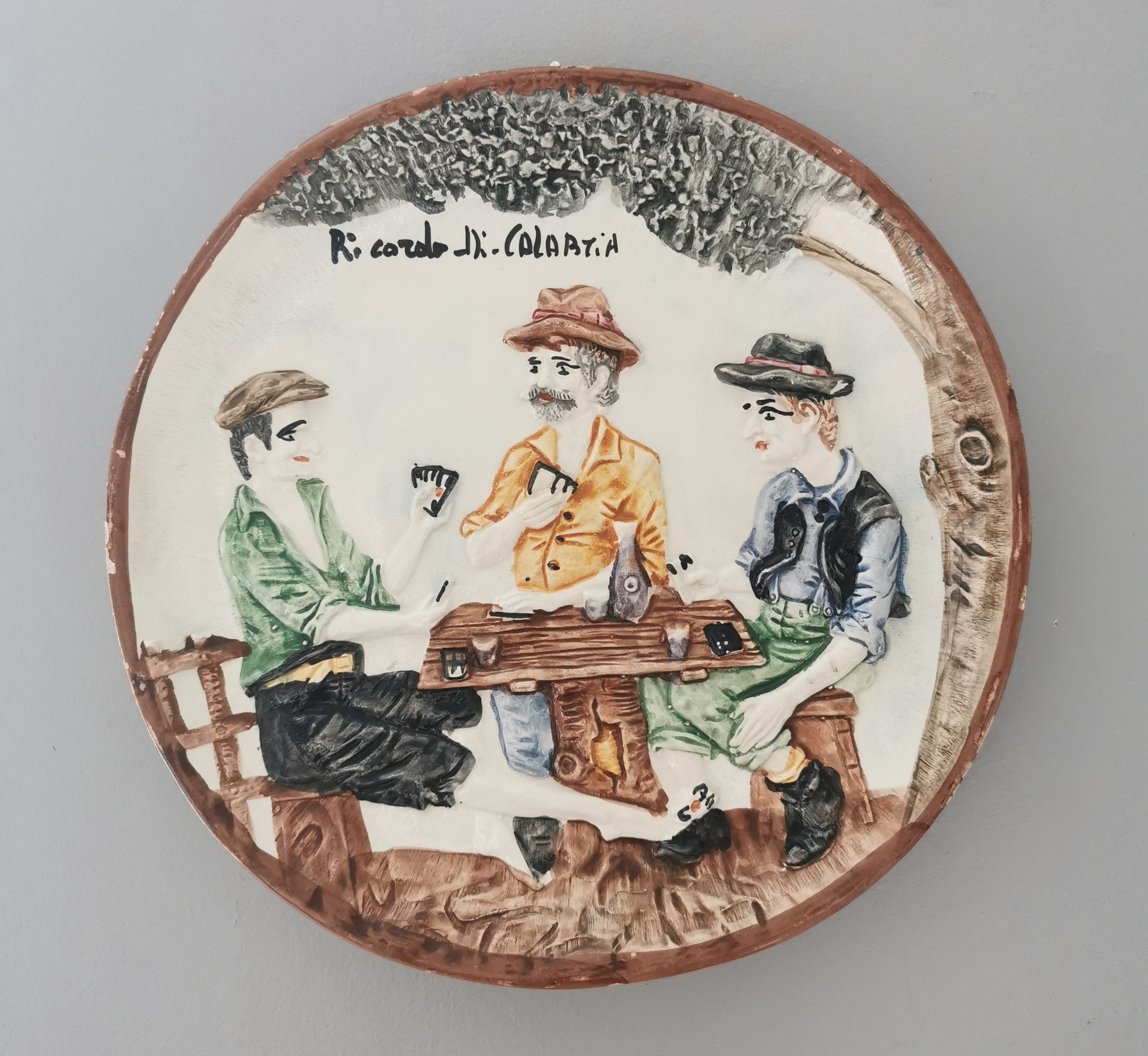 Italian Ceramic Wall Plate