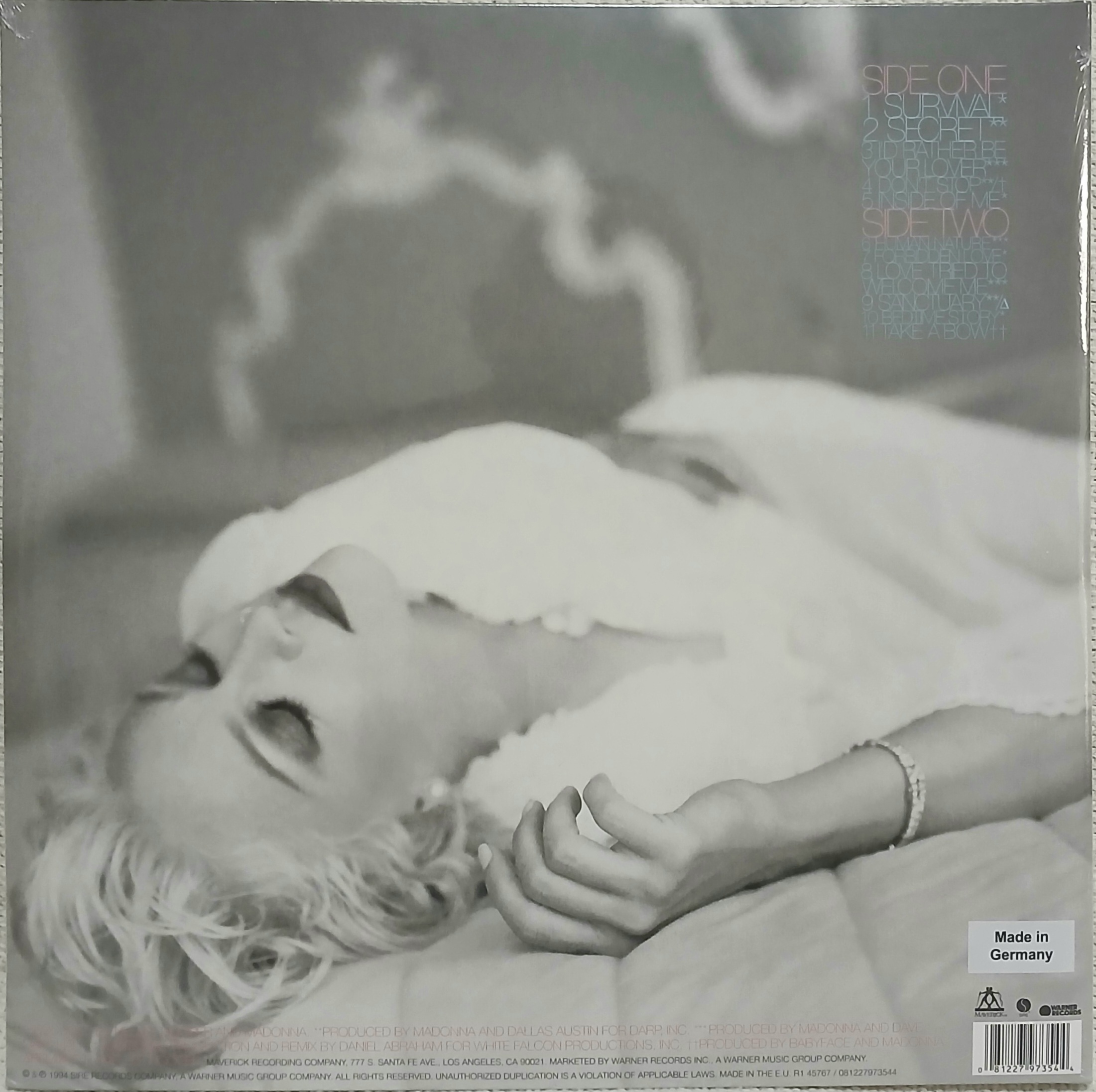 LP Madonna - Bedtime Stories   (vinil 180g)