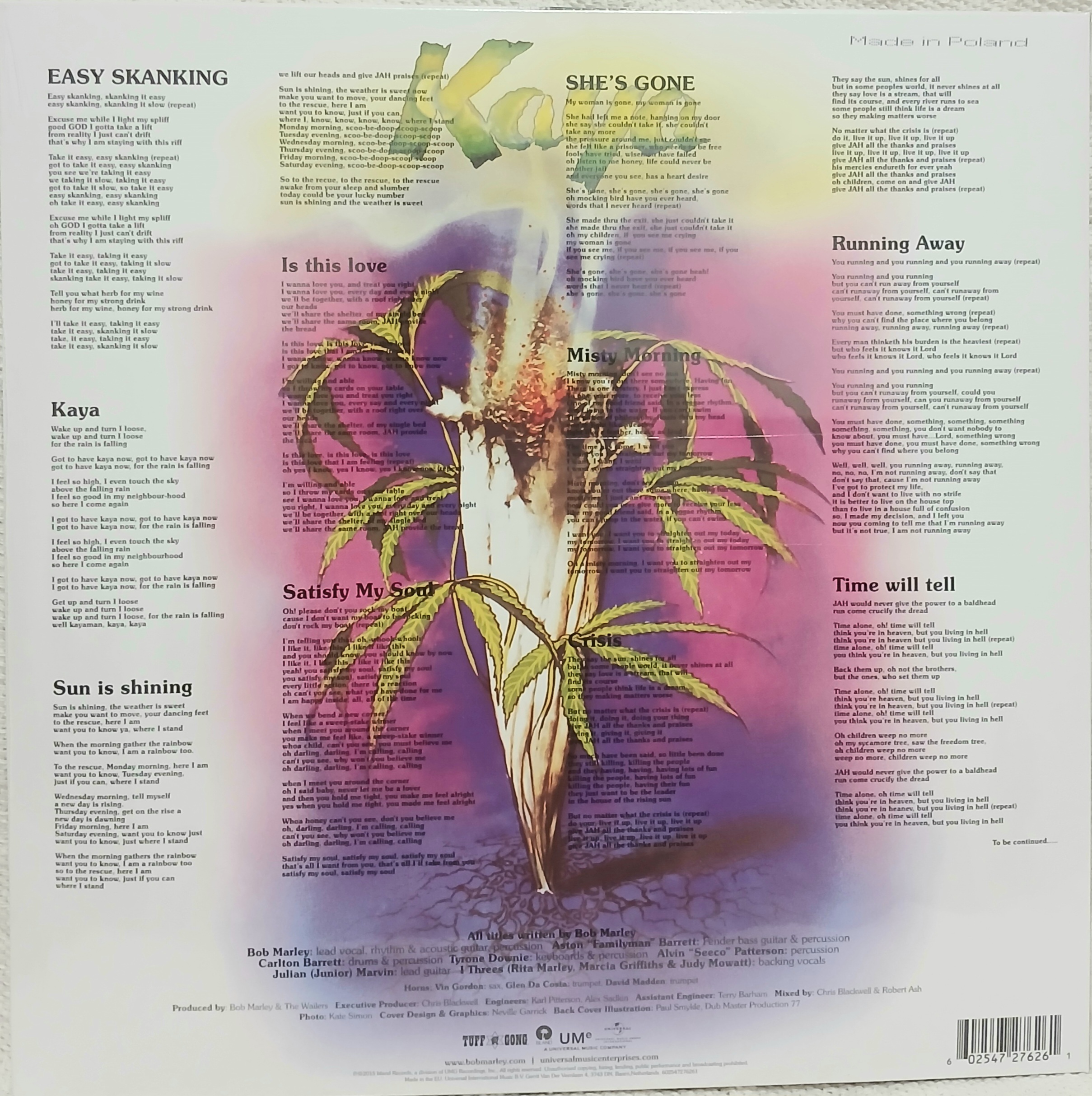 LP  BOB MARLEY  & THE WAILERS