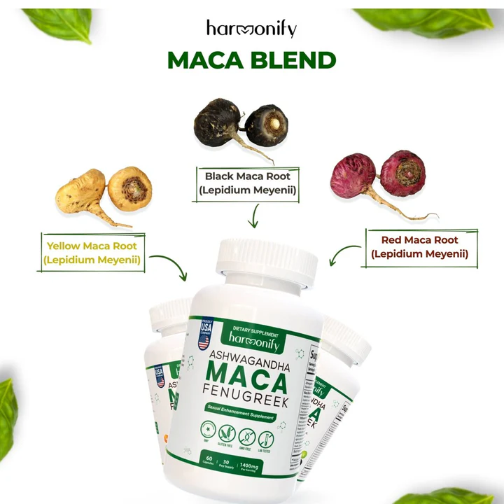 Harmonify Maca & Fenugreek Libido Booster  
