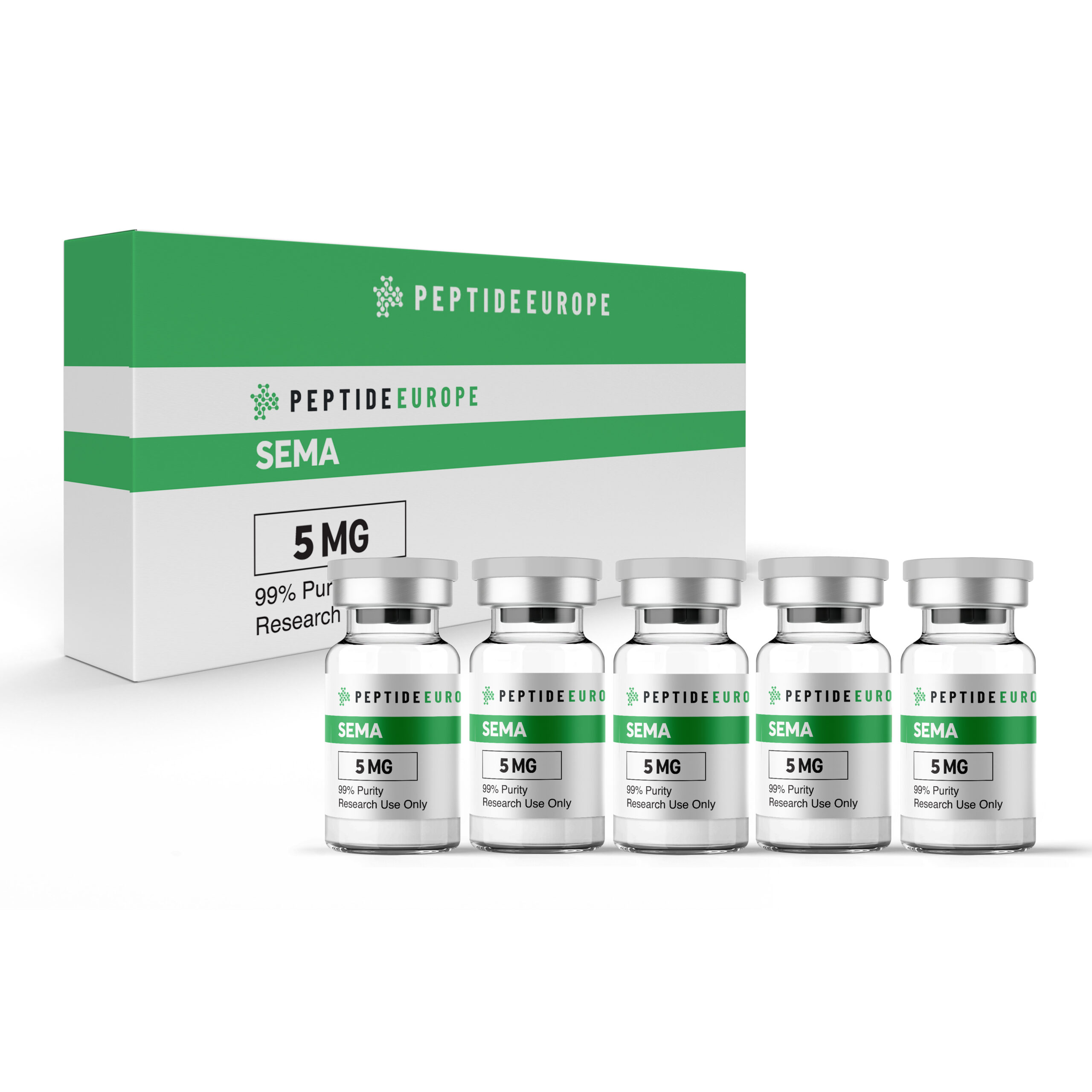 Semaglutide 5mg GLP-1 Protocol (5-Vial Pack)  
