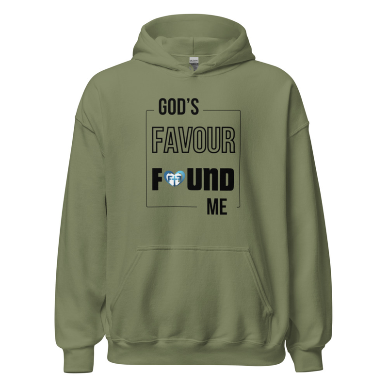 God's Favour Found Me - Women's Cozy Hoodie