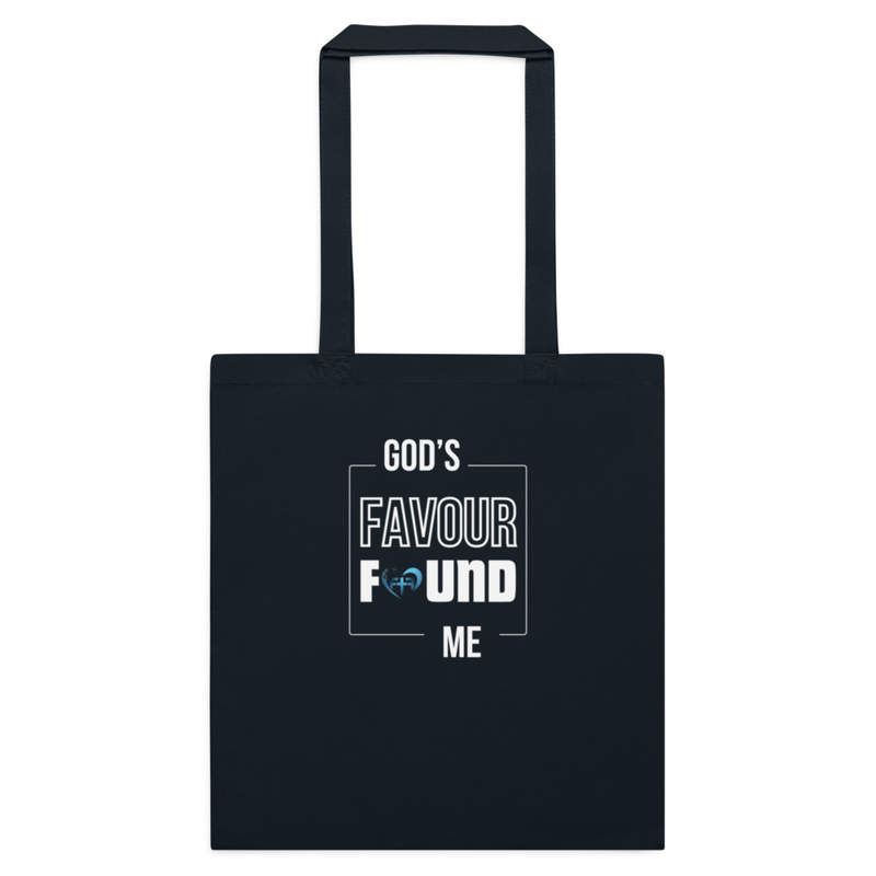 God's Favour Found Me - Canvas Tote Bag