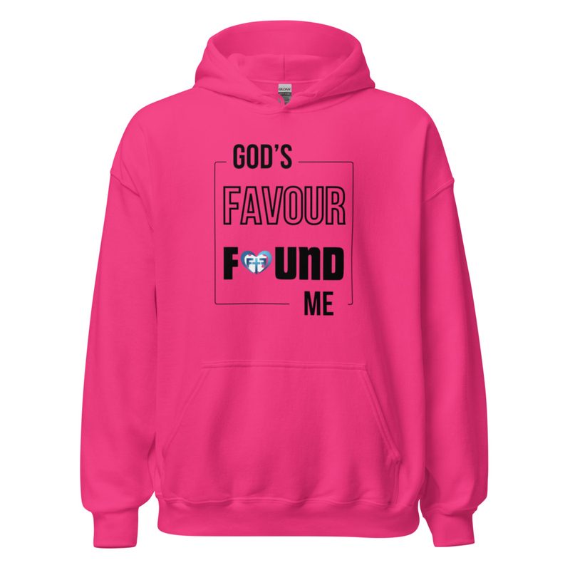 God's Favour Found Me - Women's Cozy Hoodie