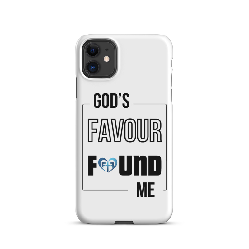 God's Favour Found Me - iPhone Snap Case