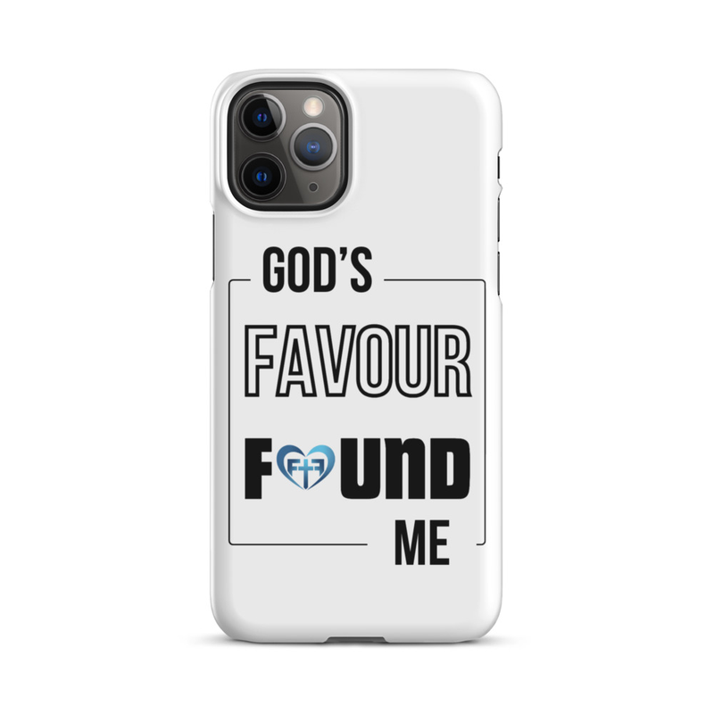 God's Favour Found Me - iPhone Snap Case