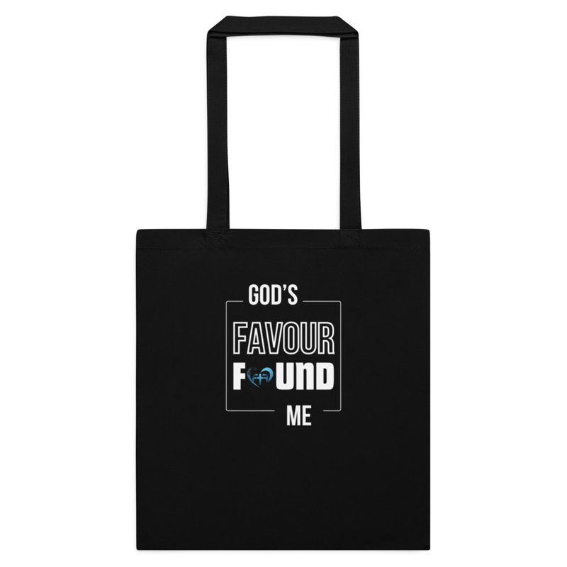 God's Favour Found Me - Canvas Tote Bag