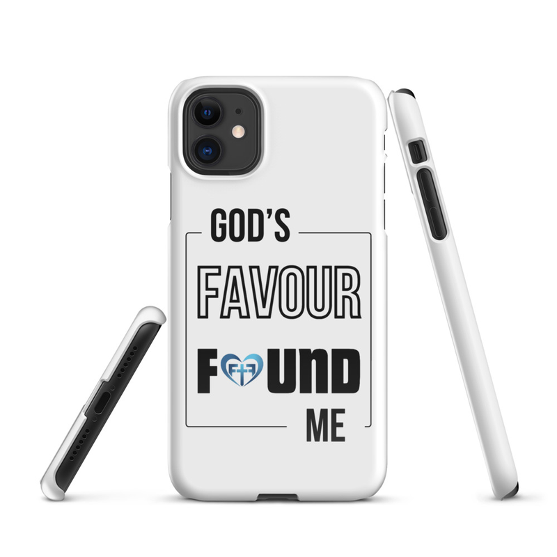 God's Favour Found Me - iPhone Snap Case