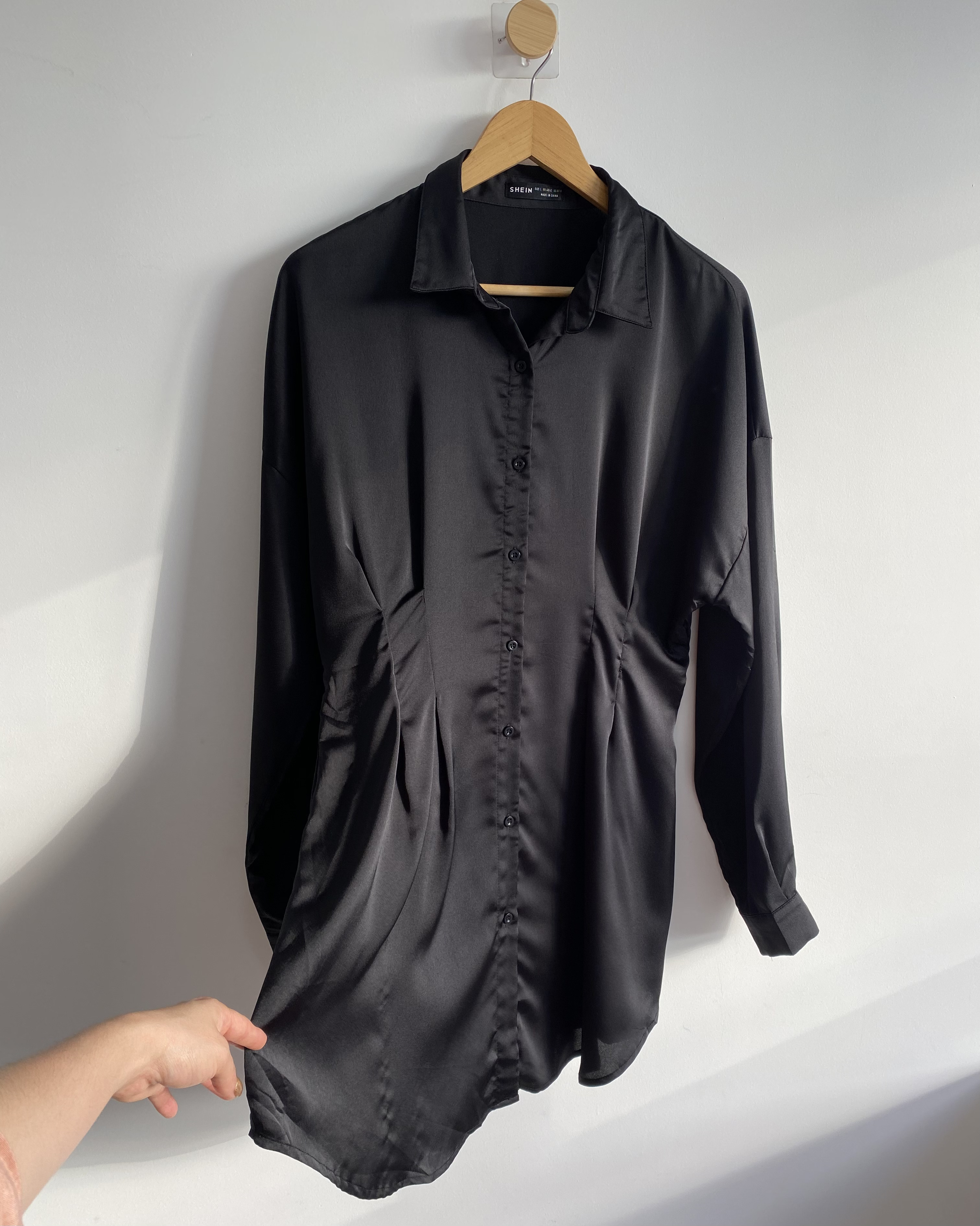 Vestido de Saten Shein