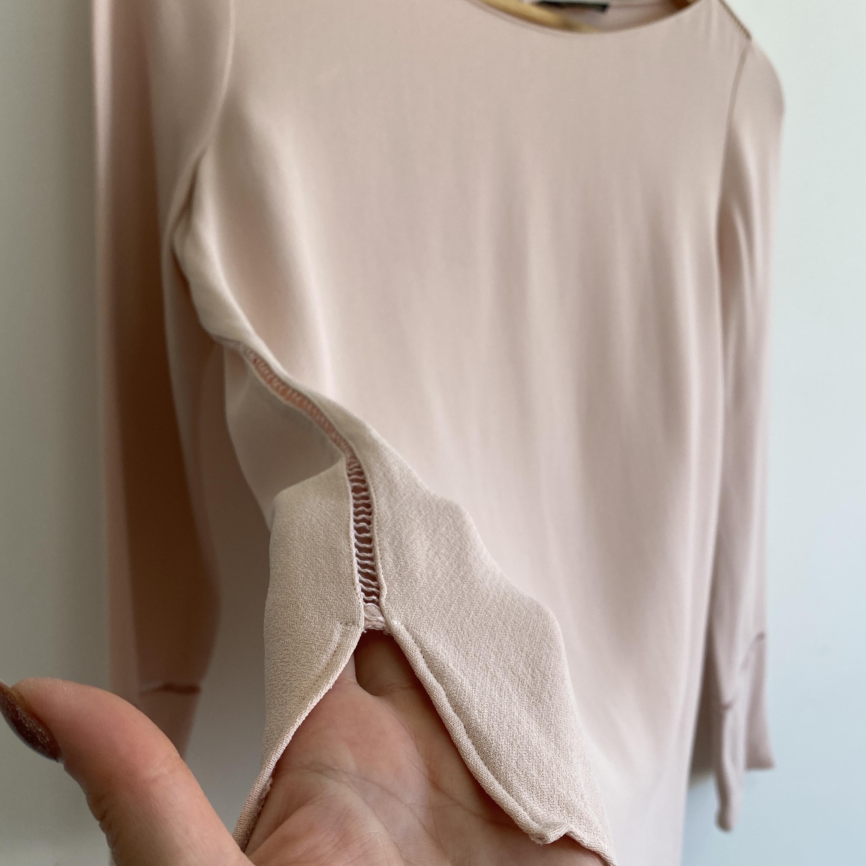 Blusa Massimo Dutti Rosa Pastel
